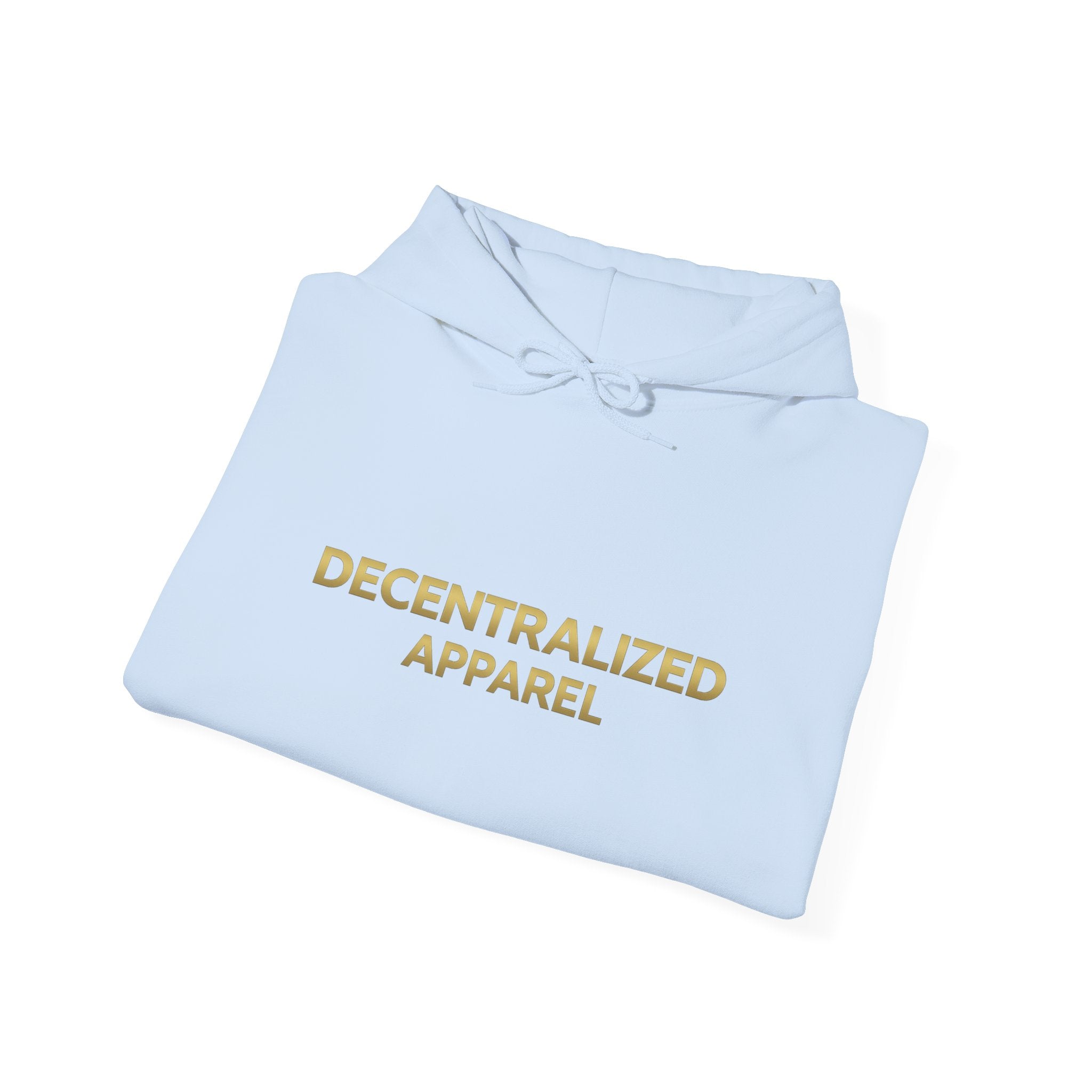 Decentralized Apparel Hoodie — Minimalist Crypto-Inspired White Pullover