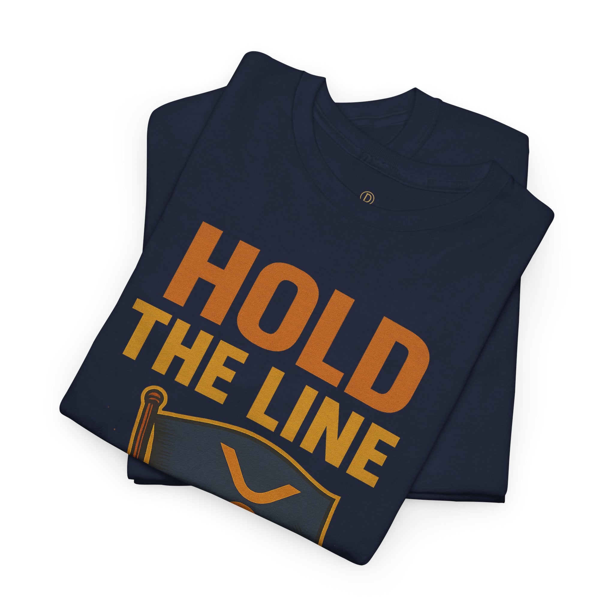 Hold The Line Tee — Bold Flag Graphic Cryptocurrency XRP Shirt