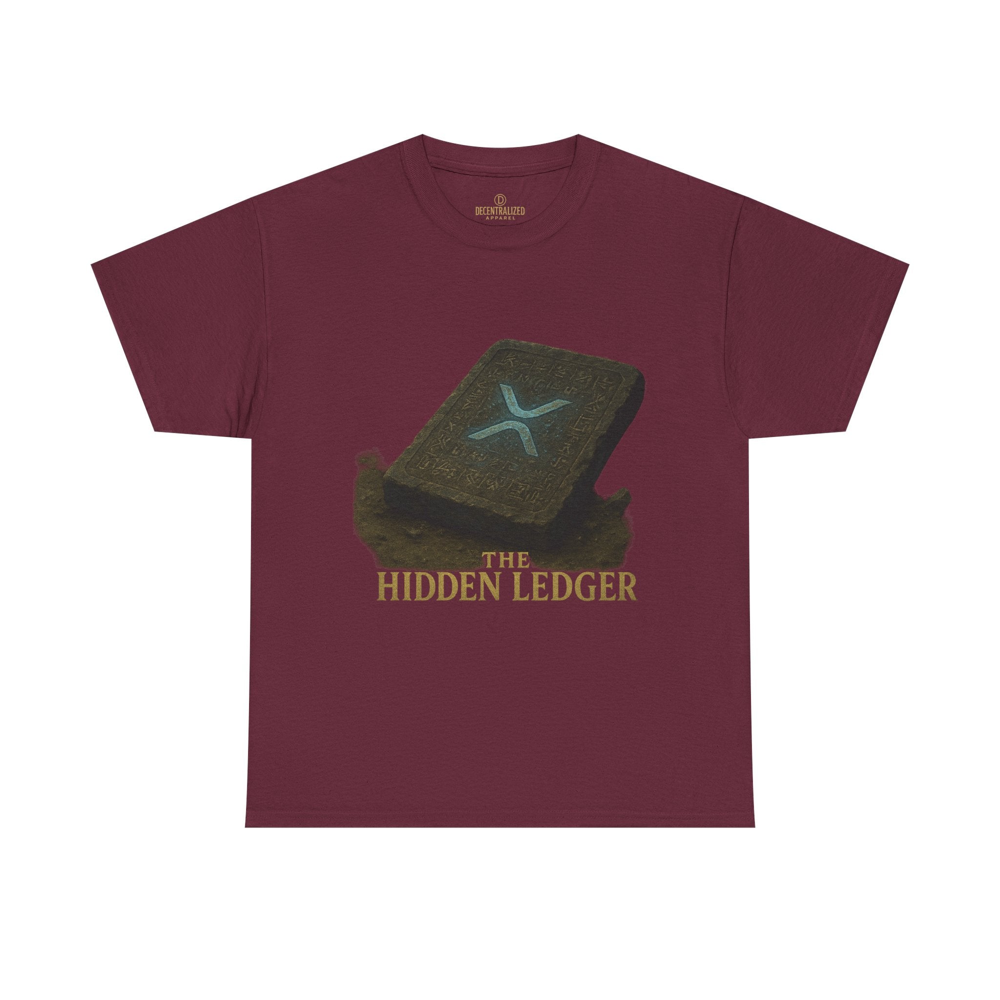 T-Shirt — "The Hidden Ledger" Crypto XRP Wallet Graphic Tee