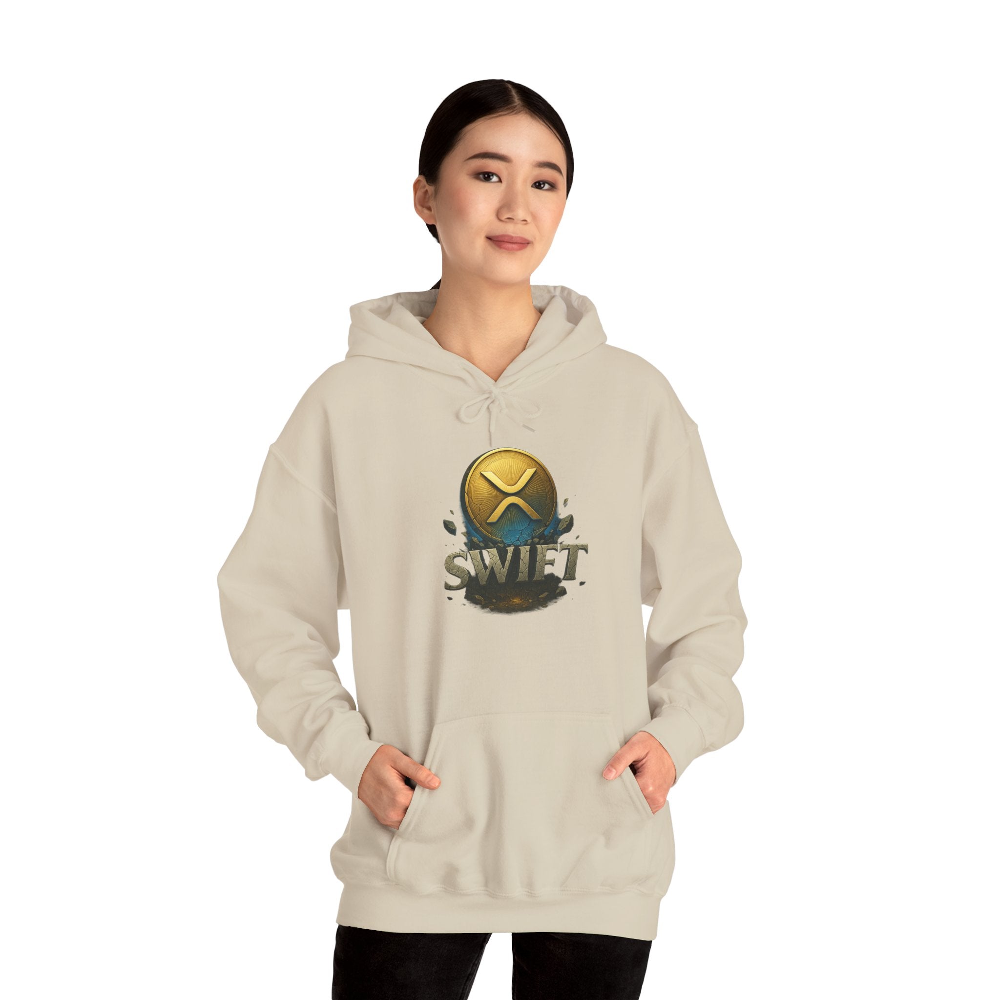 XRP Swell Hoodie — Crypto Ripple Logo Pullover