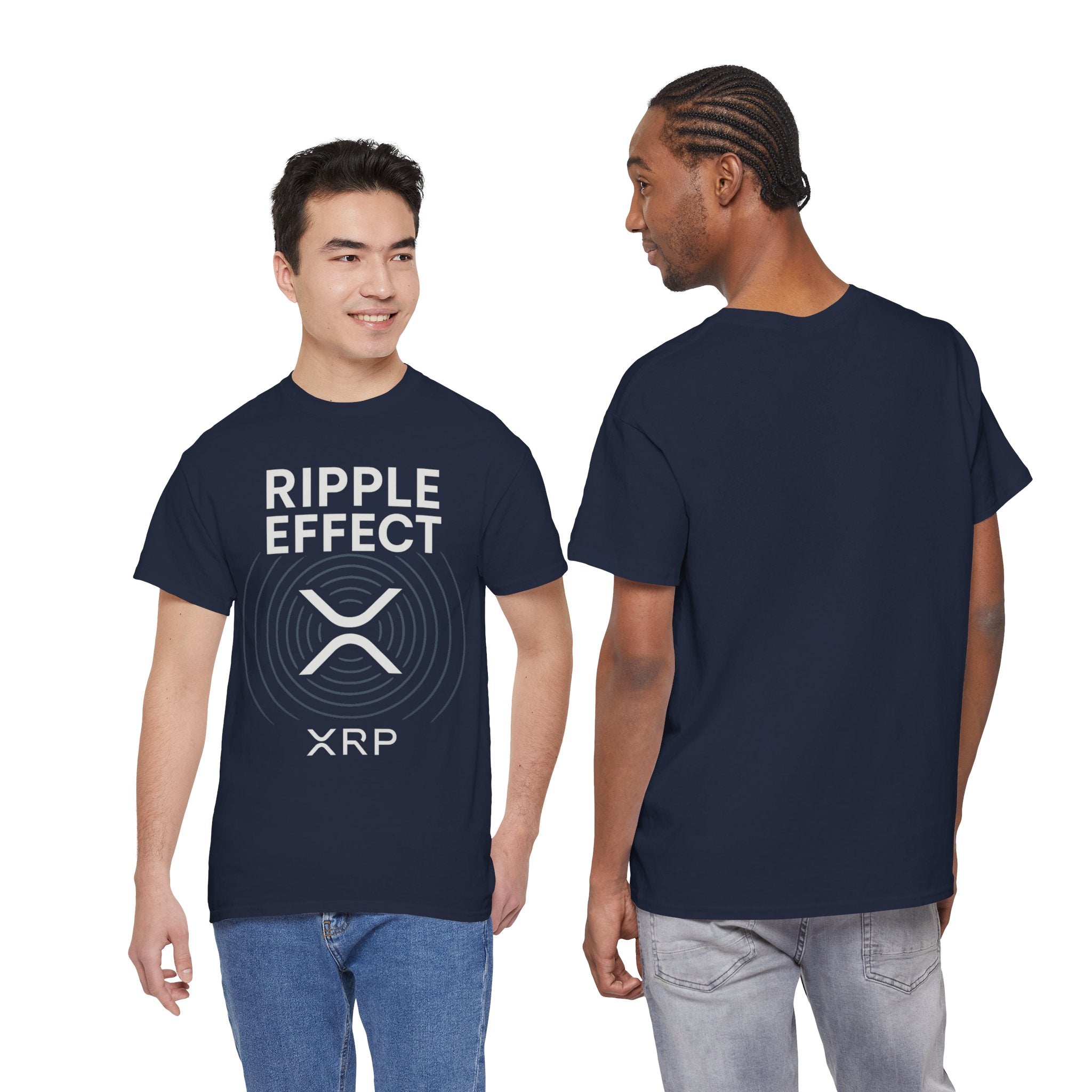Ripple Effect XRP Tee — Minimal Cryptocurrency Logo T-Shirt
