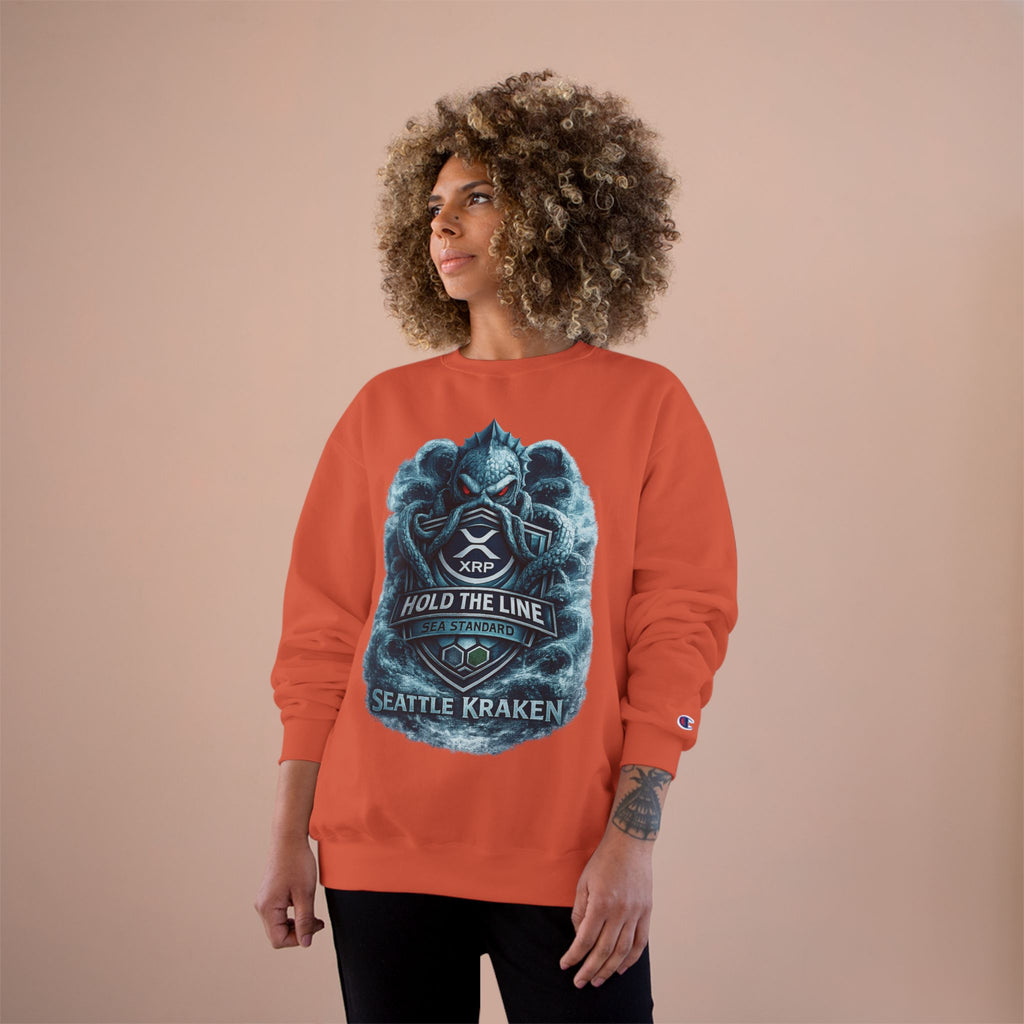 Seattle Kraken Sweatshirt — "Hold The Line" Nautical Graphic Crewneck