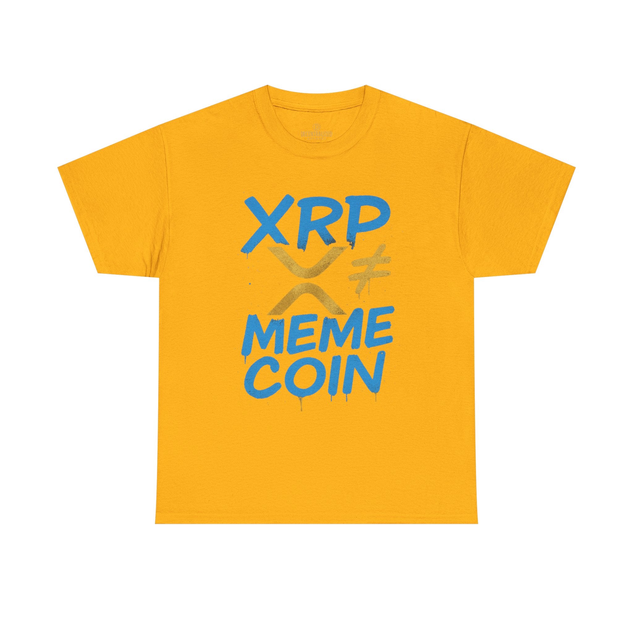 XRP ≠ Meme Coin T‑Shirt — Crypto Advocate Graphic Tee