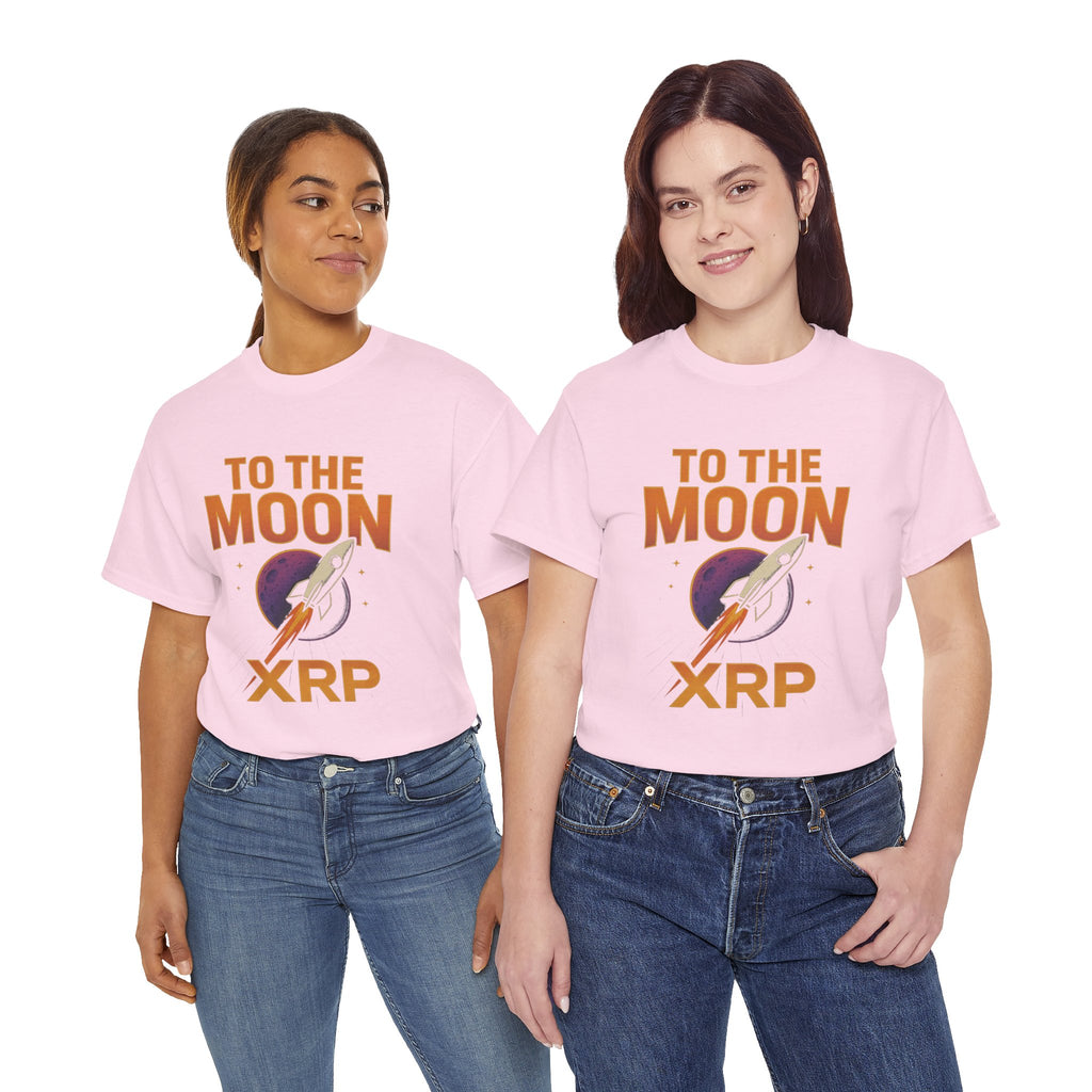 XRP To The Moon Tee — Cryptocurrency Investor Rocket Shirt
