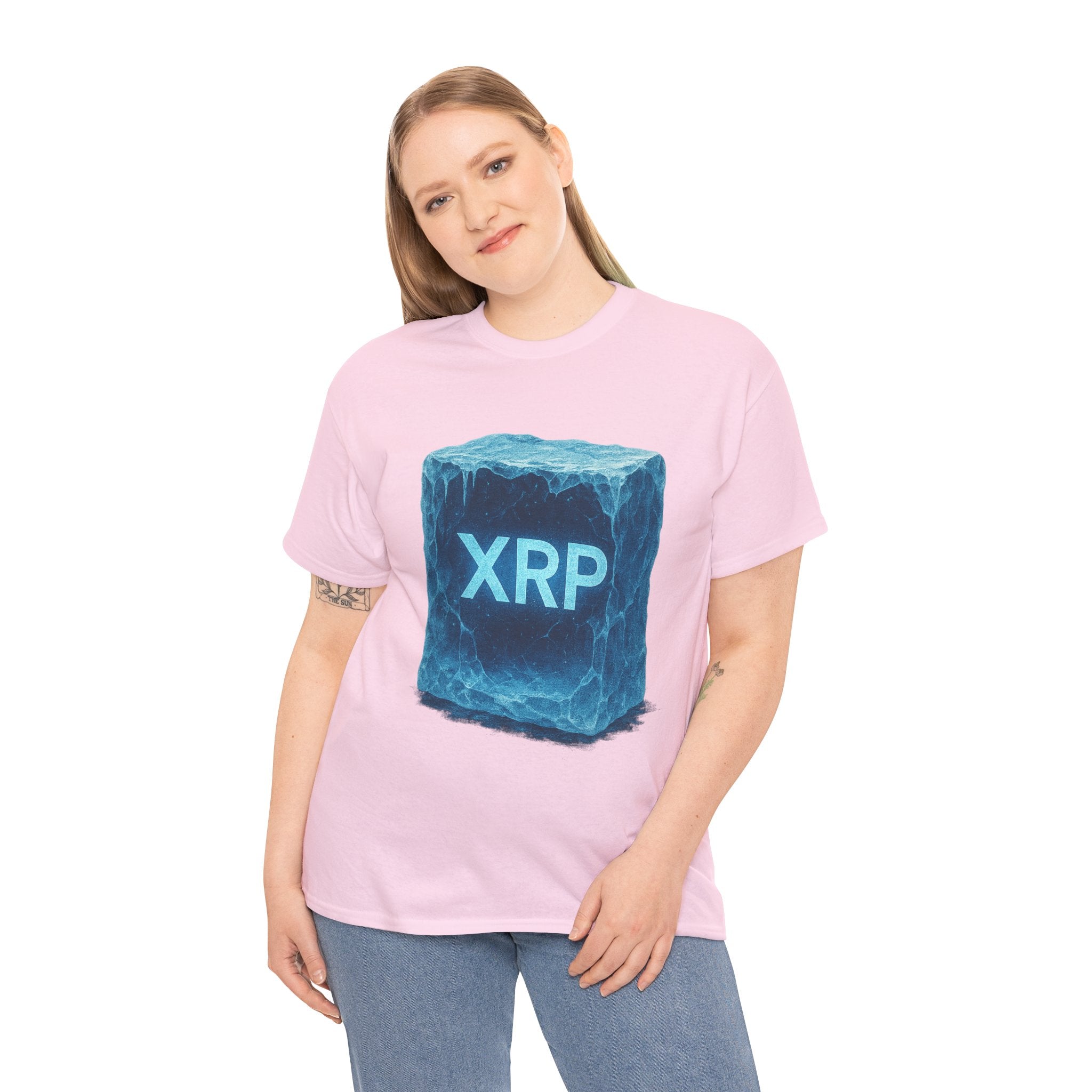 XRP Ice Block Tee — Crypto Ripple Logo T-Shirt