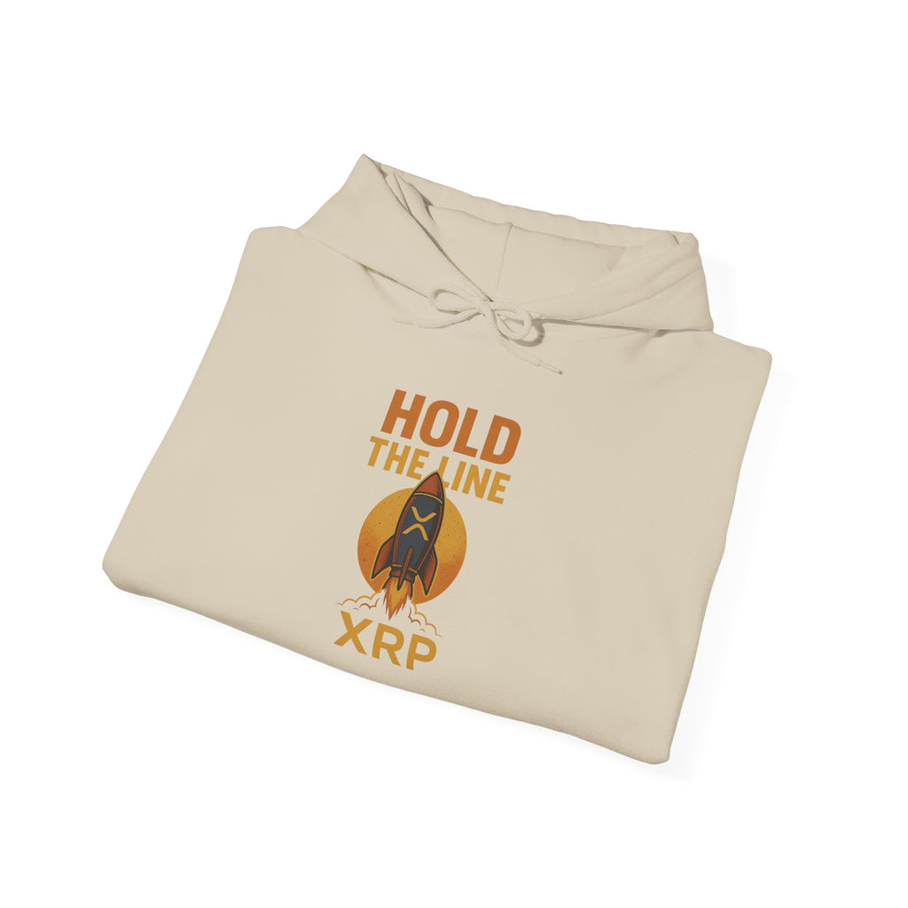 XRP 'Hold the Line' Hoodie — Crypto Supporter Sweatshirt