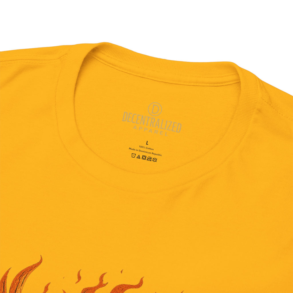 Phoenix Coin T‑Shirt — Fiery Phoenix Crypto Logo Tee