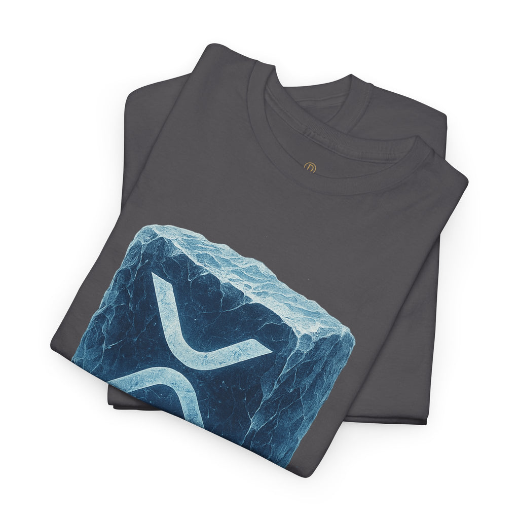 Cold Flow Ripple Logo T‑Shirt — 'Cold Flow: Built Different' Ice Cube Design