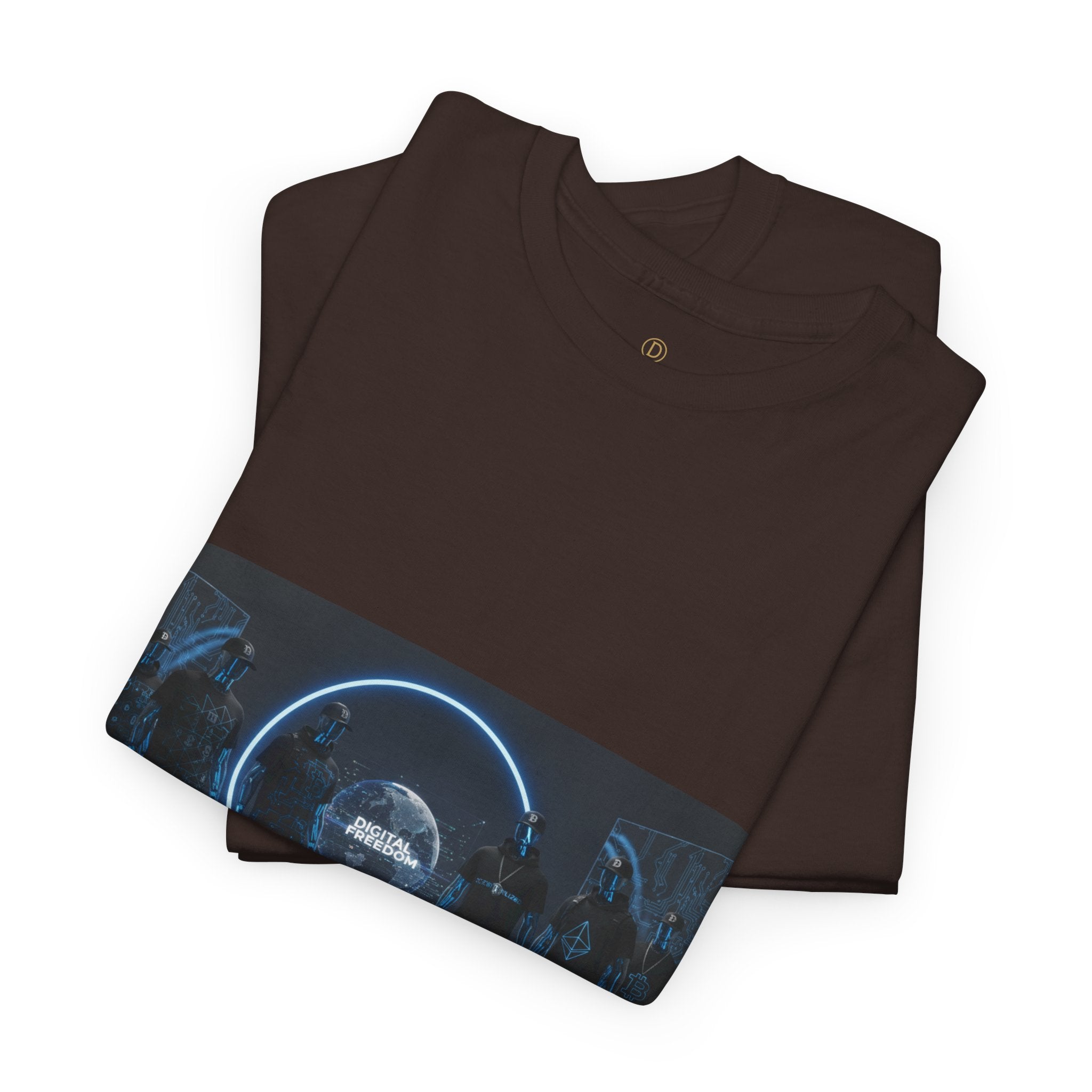 Sci‑Fi Portal Graphic Tee — Futuristic Neon Crew T-Shirt