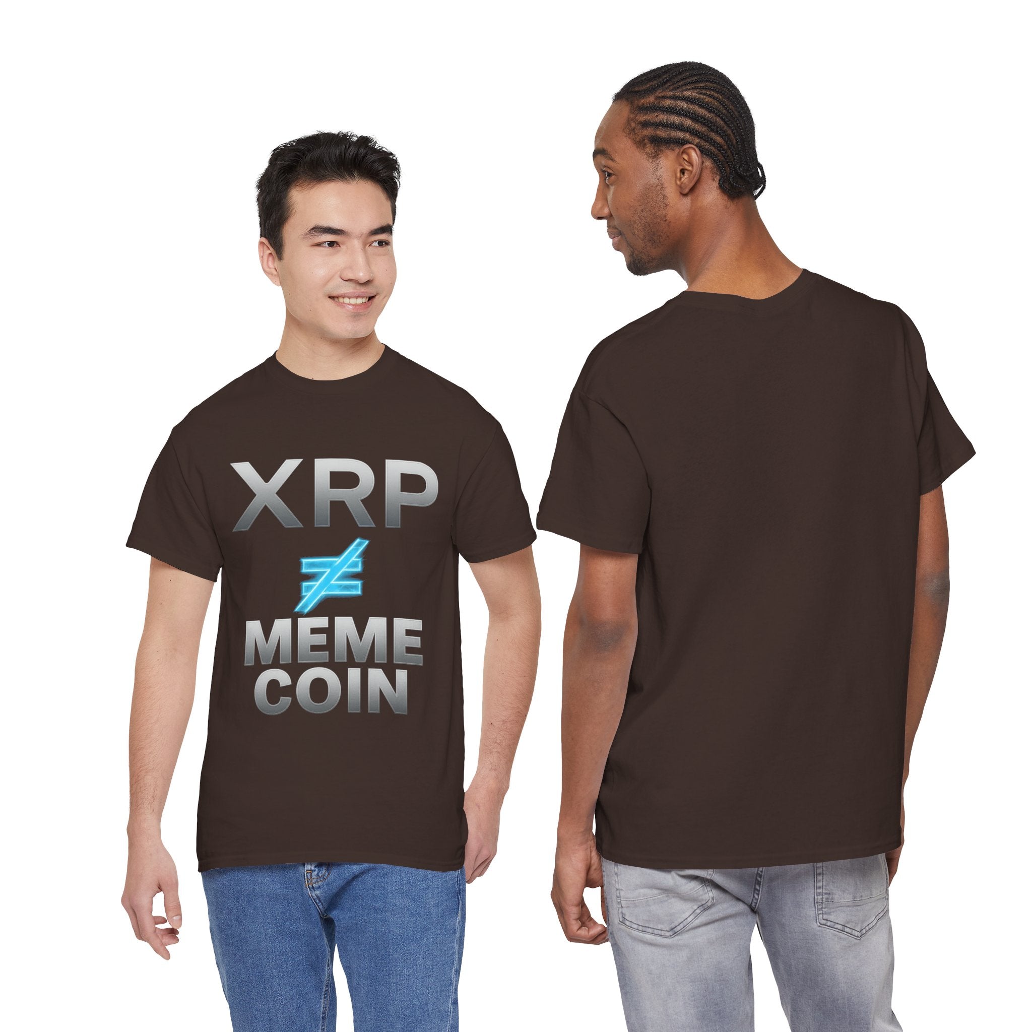 XRP ≠ Meme Coin T-Shirt — Crypto Investor Statement Tee