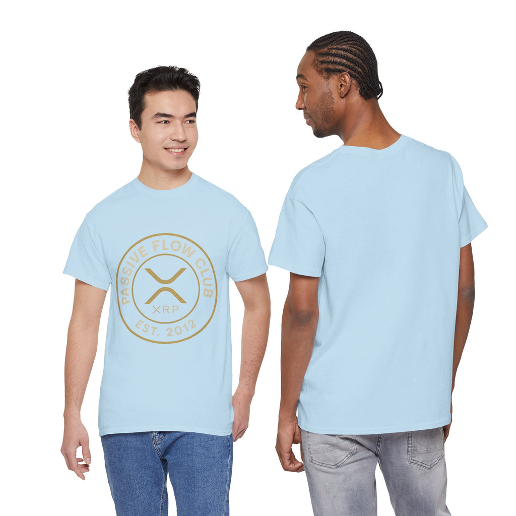XRP Passive Flow Club T‑Shirt — Crypto Logo Tee (Est. 2012)