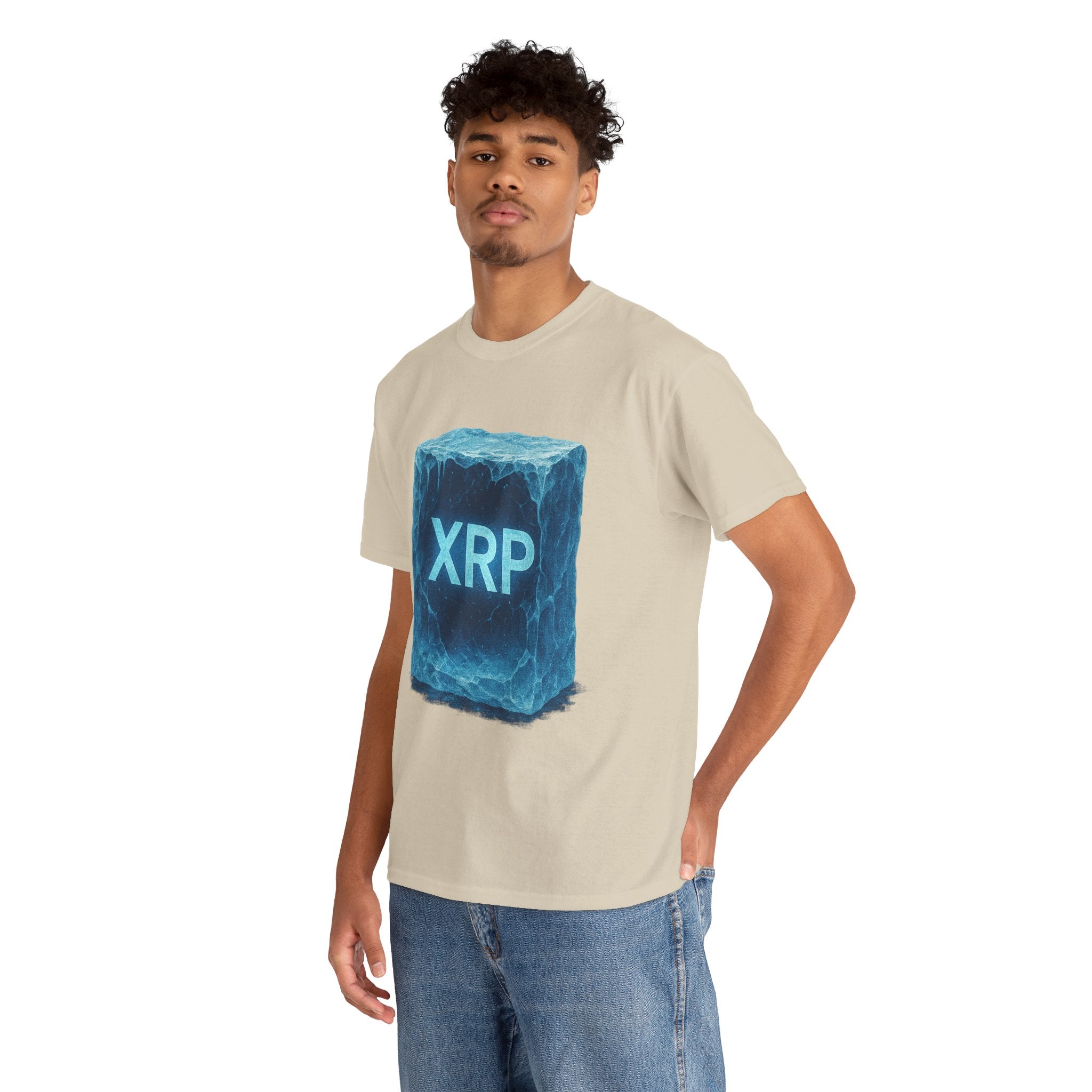 XRP Ice Block Tee — Crypto Ripple Logo T-Shirt