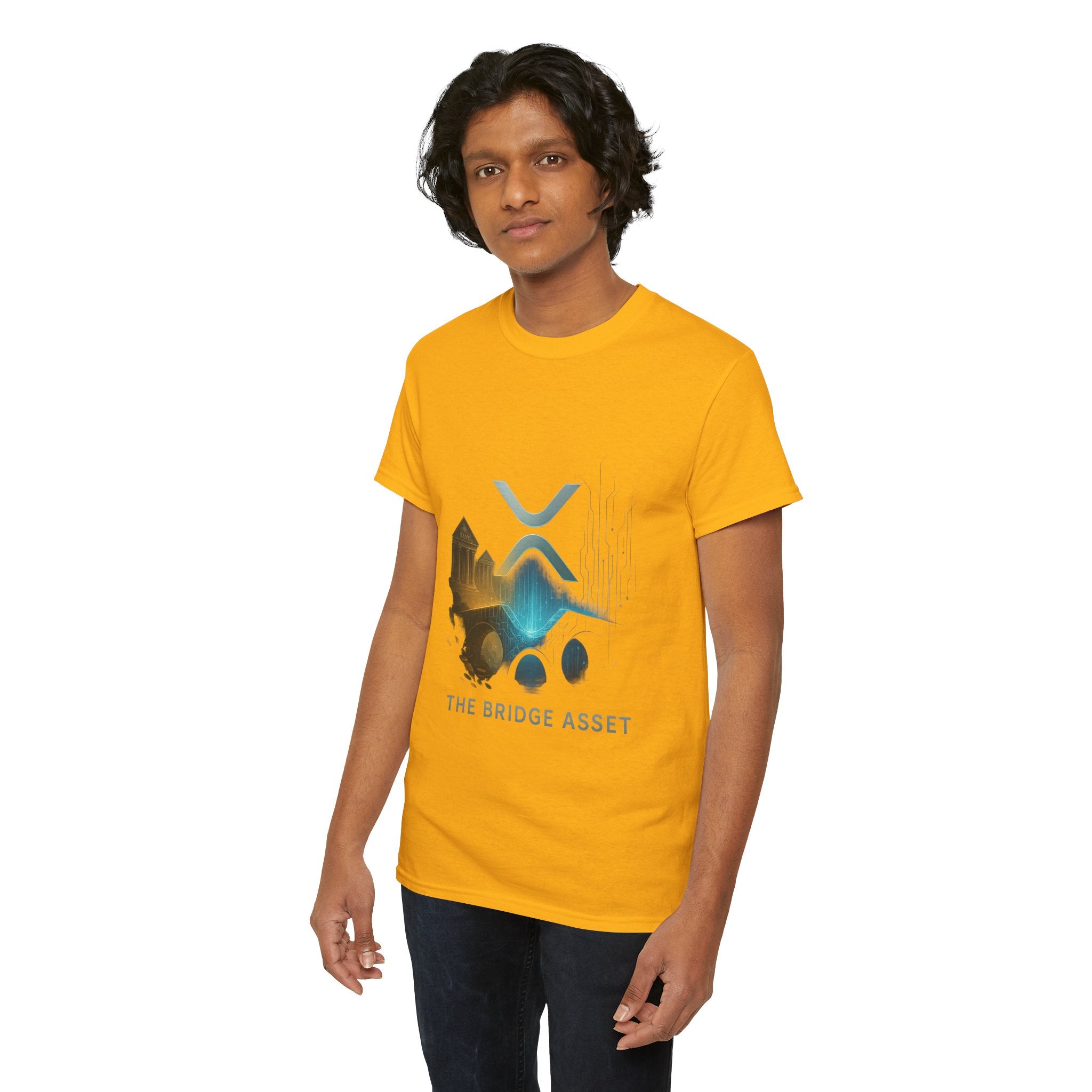 Ripple XRP Crypto Tee — 'The Bridge Asset' Logo T-Shirt