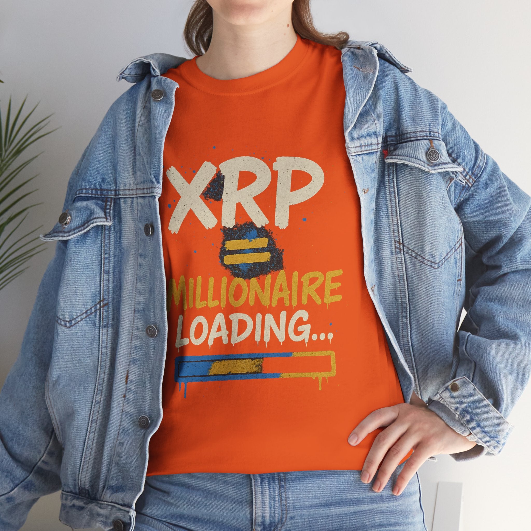 XRP Millionaire Loading T-Shirt — Crypto Investor Progress Tee