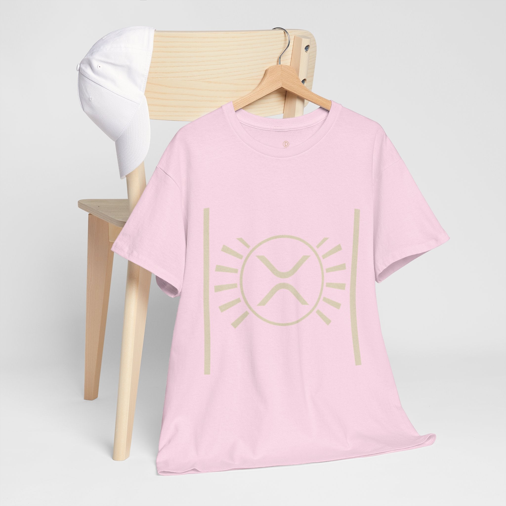 XRP Sun Logo T‑Shirt — Minimal Crypto Ripple Tee