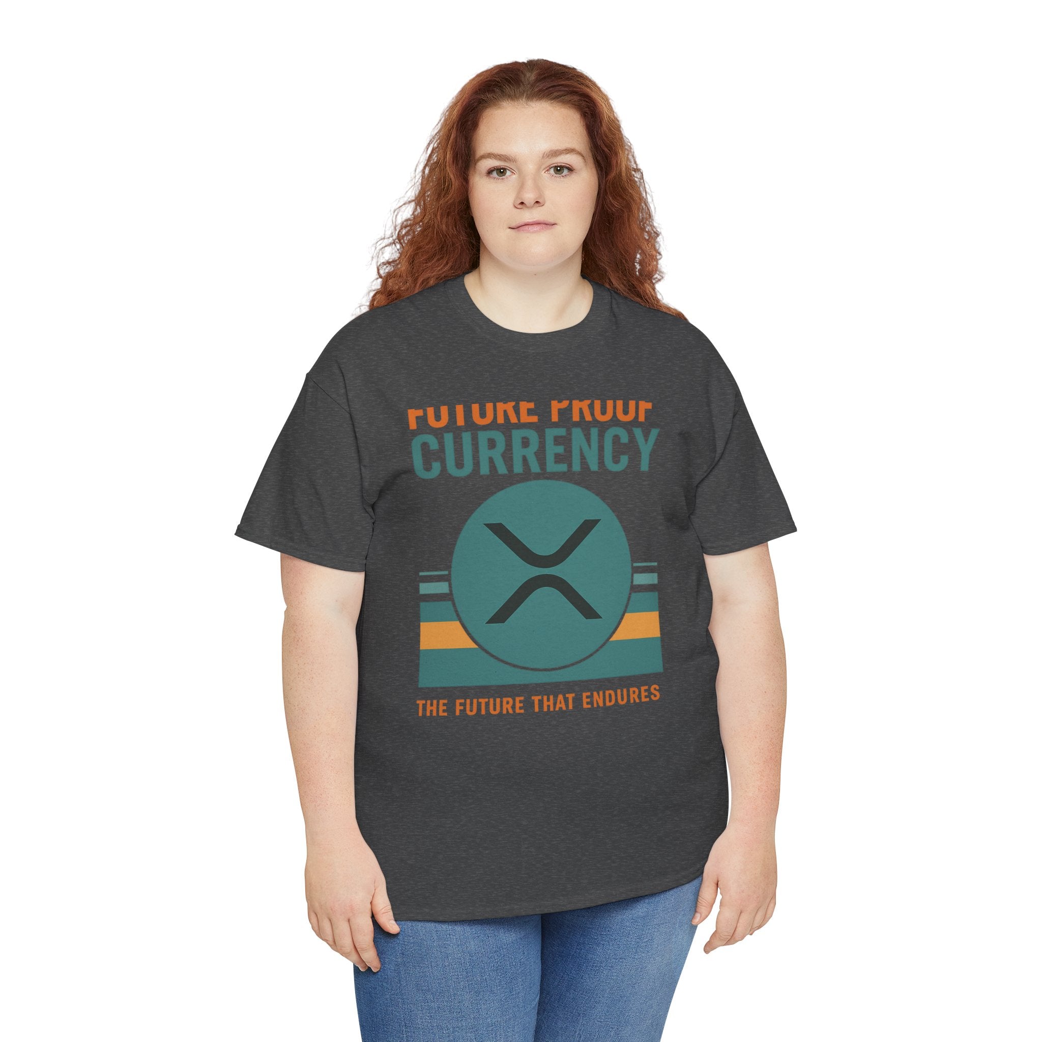 RIPPLE XRP 'Future Proof Currency' Graphic Tee — Crypto Retro Logo Shirt