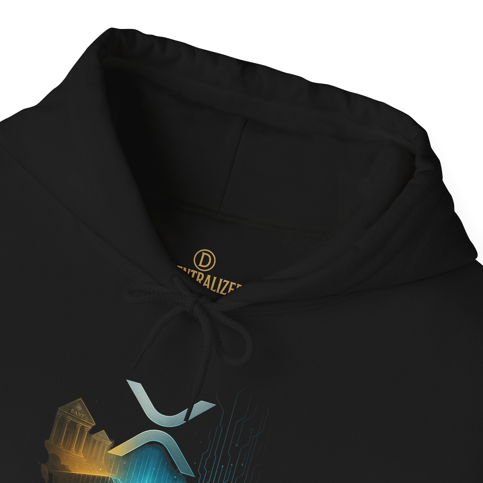 Bridge Asset Logo Hoodie — Minimal Crypto XRP Design