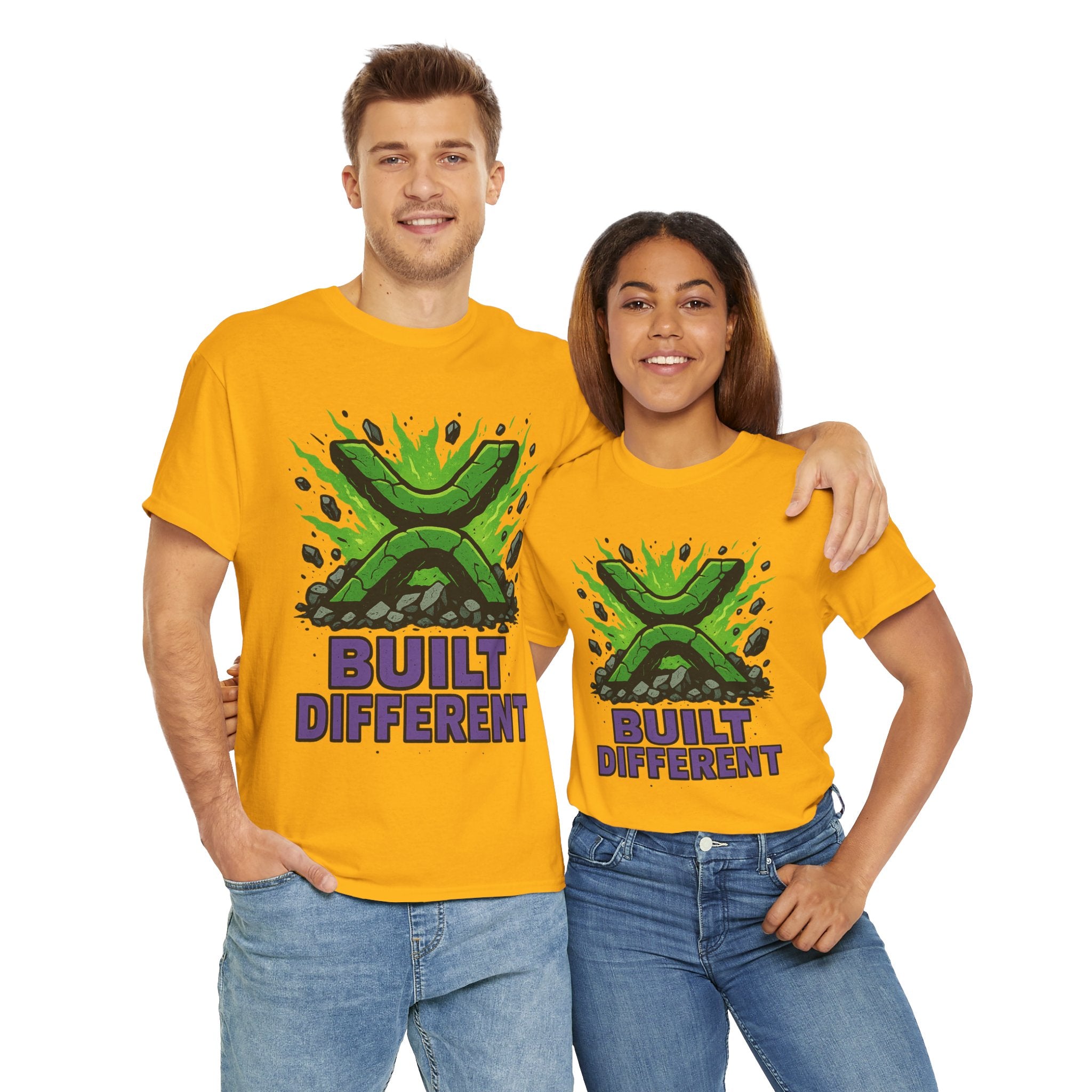 Built Different T-Shirt — Green Gamer Logo Tee