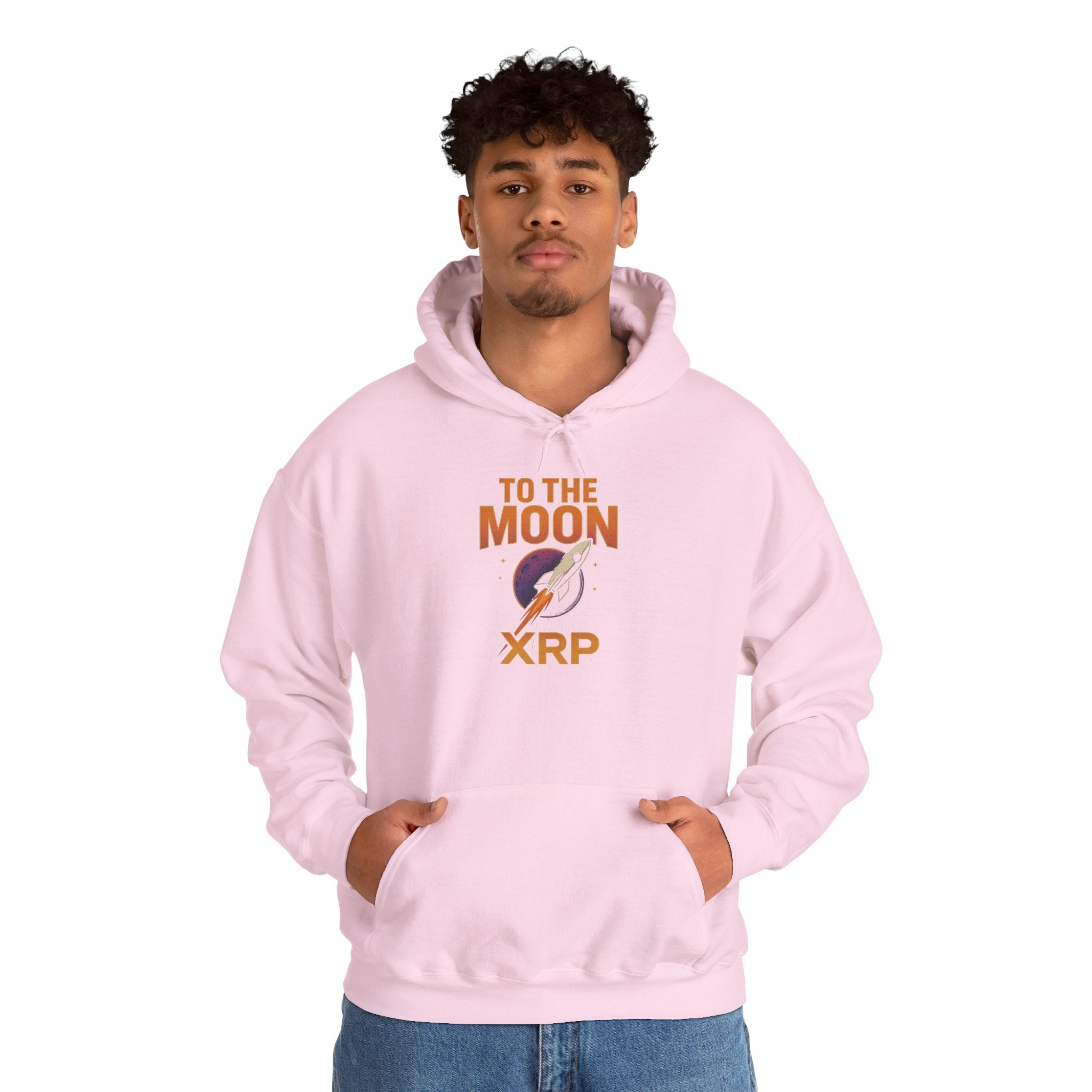 XRP To The Moon Hoodie — Crypto Investor Graphic Sweatshirt