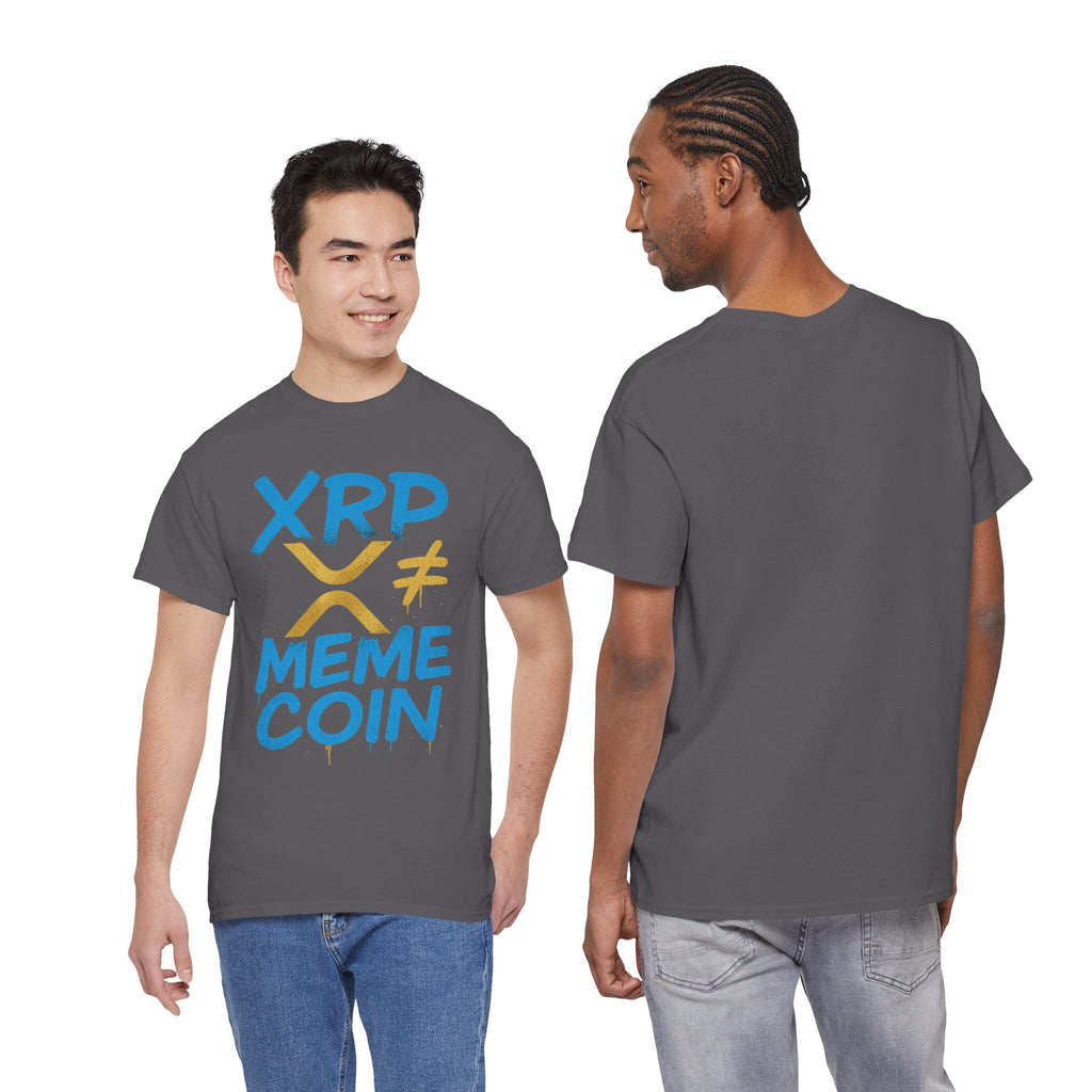 XRP ≠ Meme Coin T‑Shirt — Crypto Advocate Graphic Tee