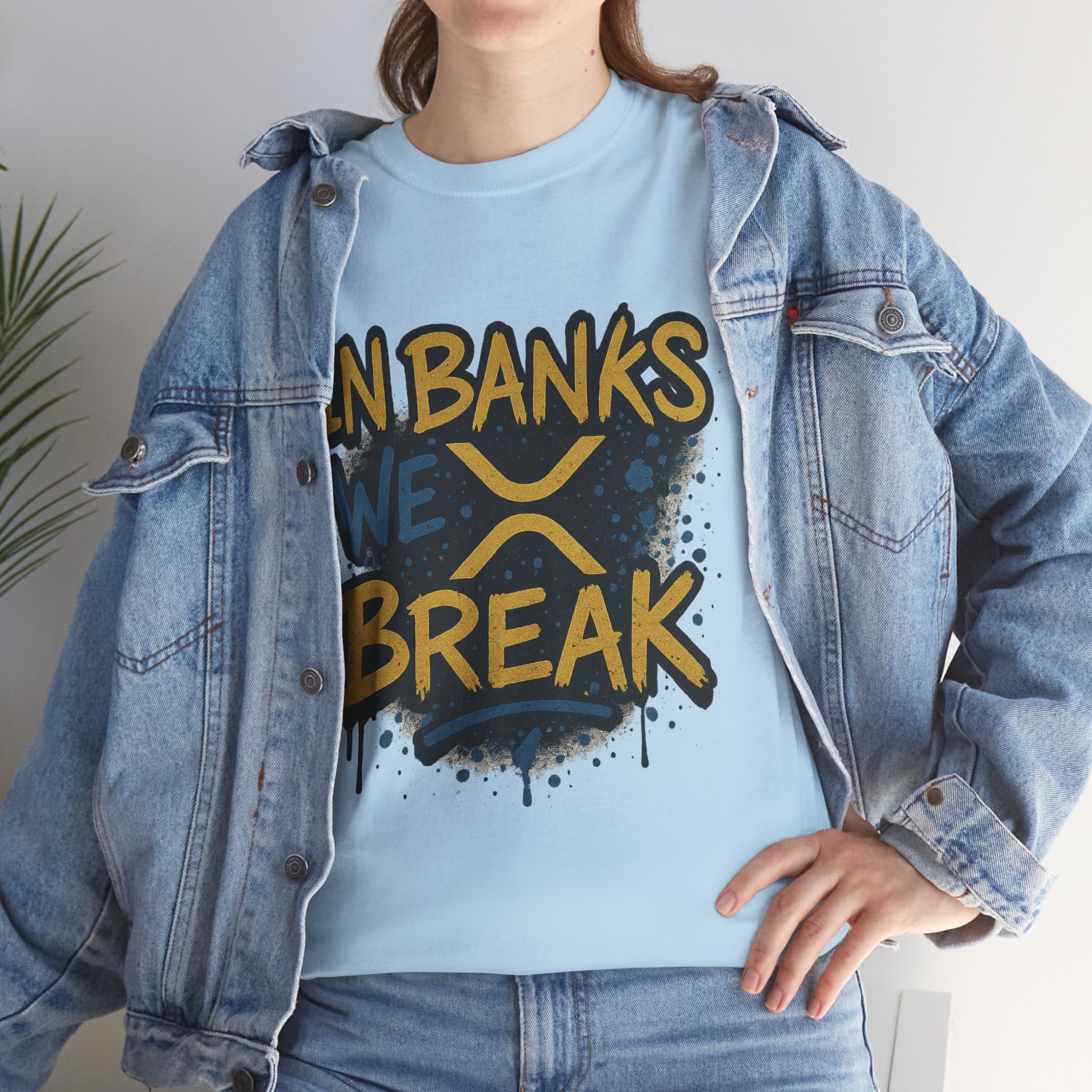 Ripple 'In Banks We Break' Graphic Tee — Crypto XRP Streetwear