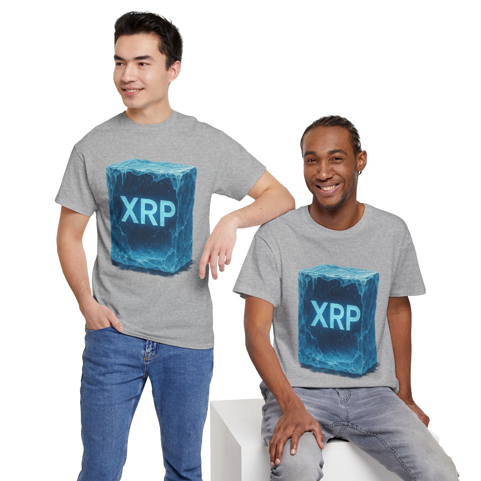 XRP Ice Block Tee — Crypto Ripple Logo T-Shirt