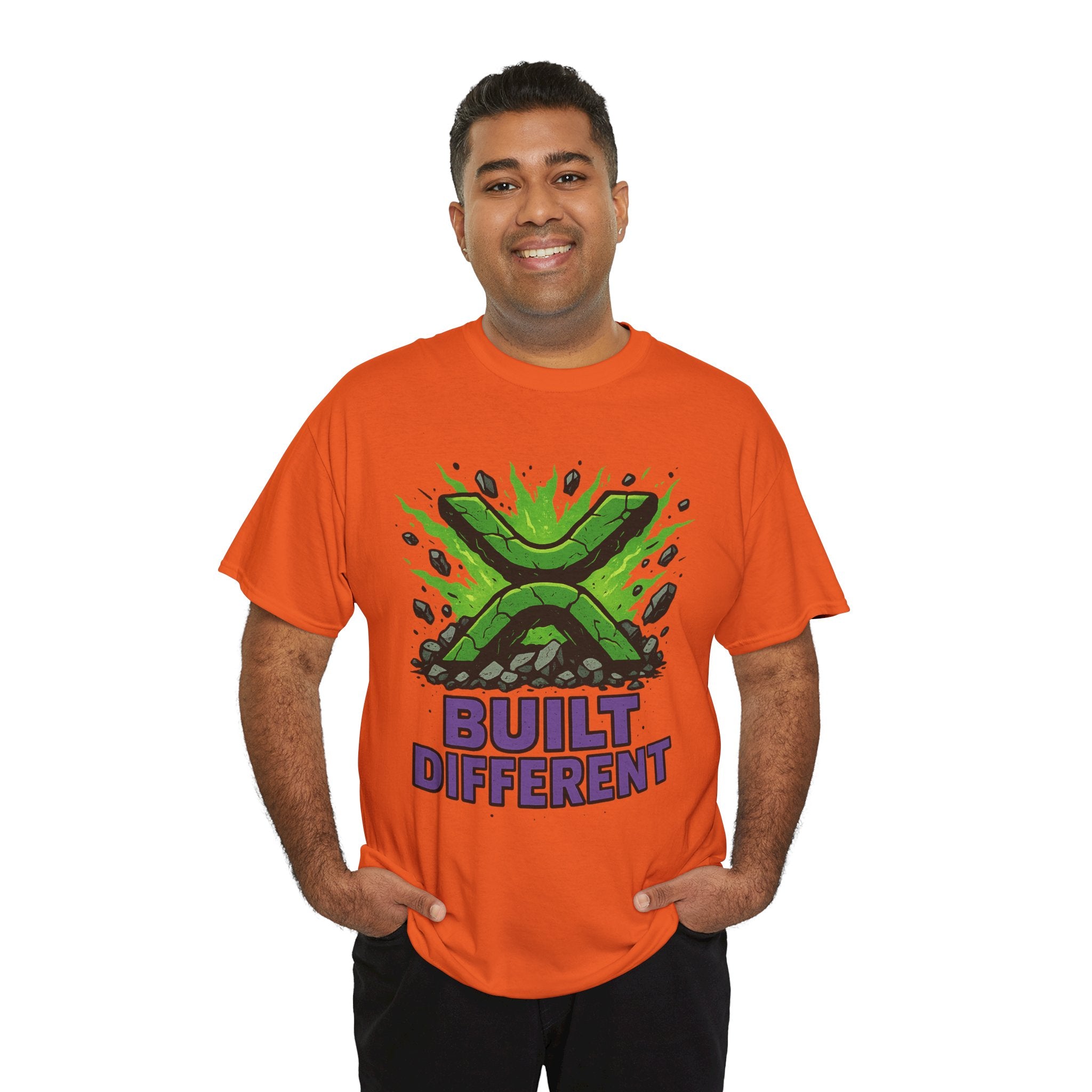 Built Different T-Shirt — Green Gamer Logo Tee