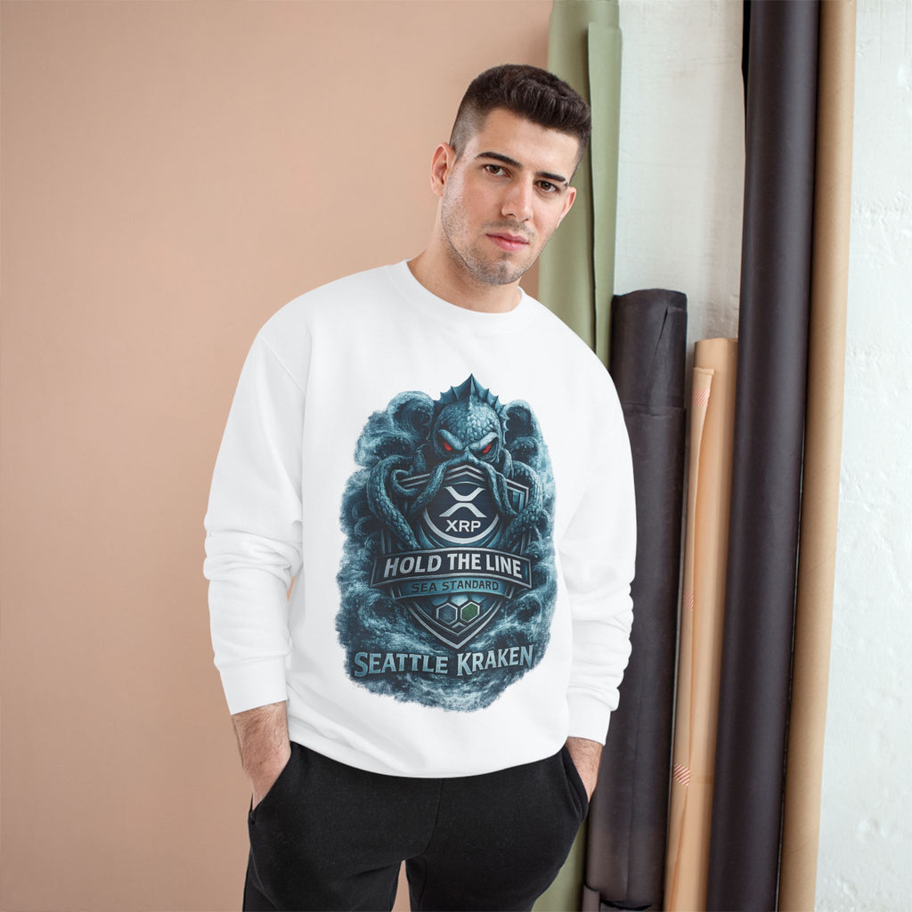 Seattle Kraken Sweatshirt — "Hold The Line" Nautical Graphic Crewneck