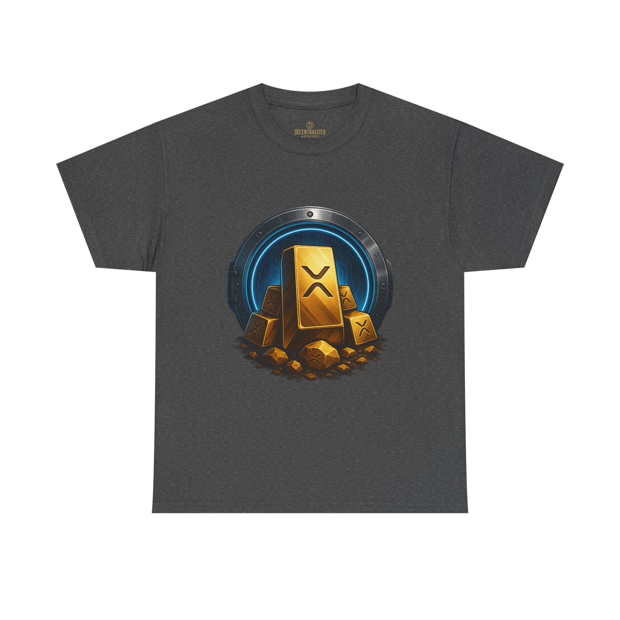 Crypto Gold Bars T-Shirt — Ripple (XRP) Stack Graphic Tee