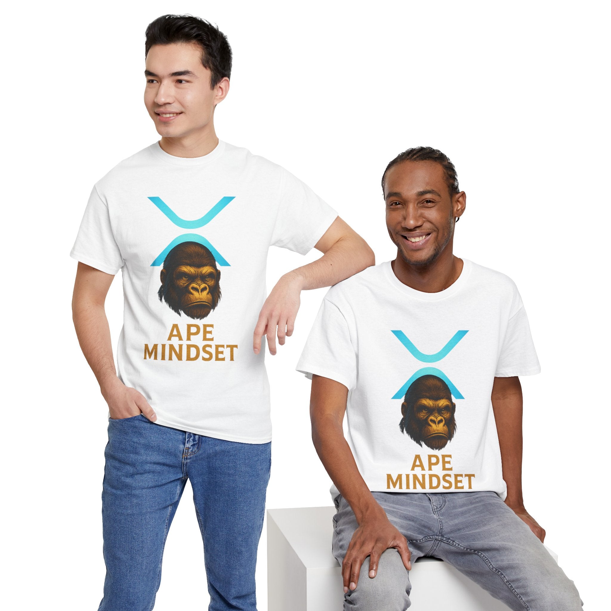 Ape Mindset T-Shirt — Crypto XRP Ape Graphic Tee