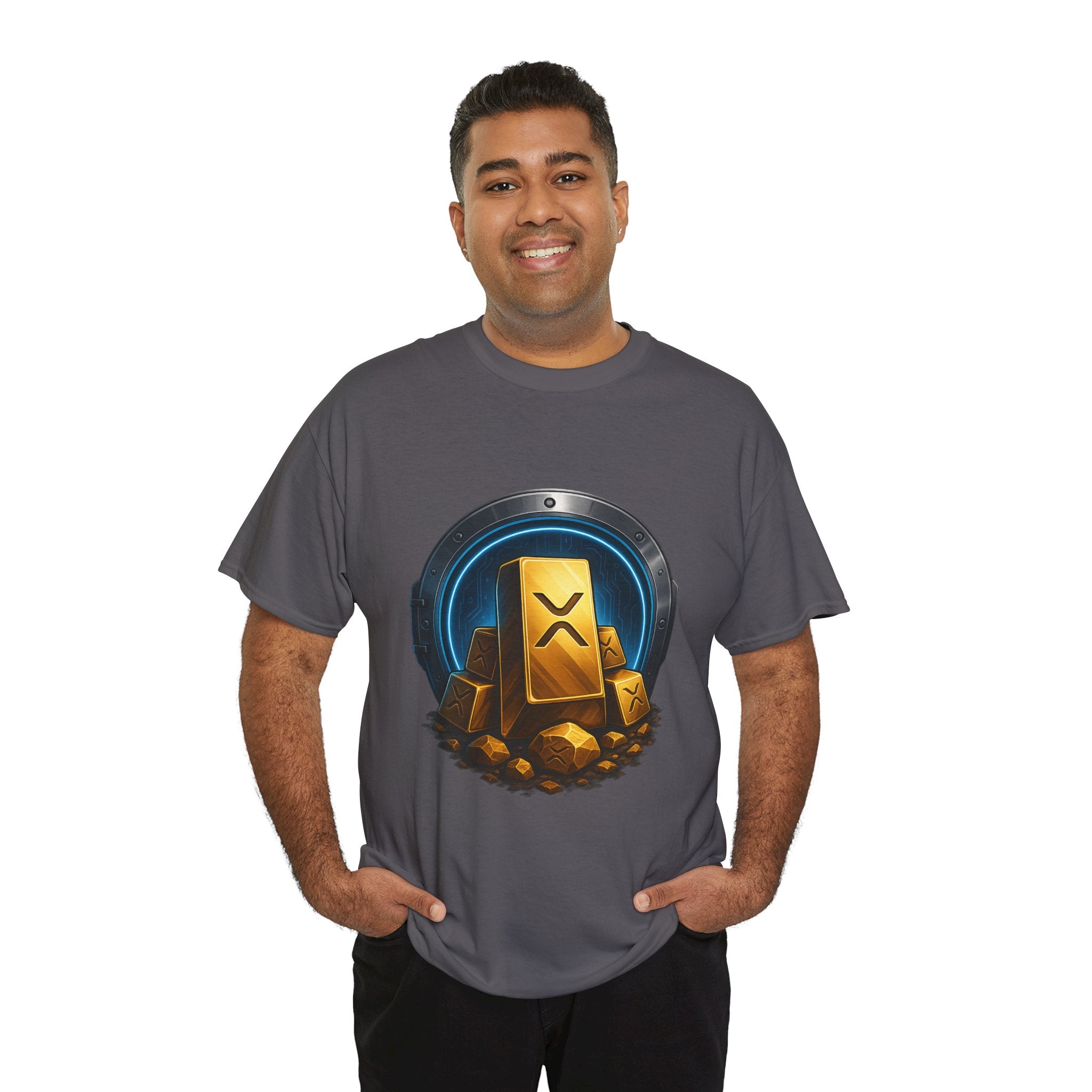 Crypto Gold Bars T-Shirt — Ripple (XRP) Stack Graphic Tee