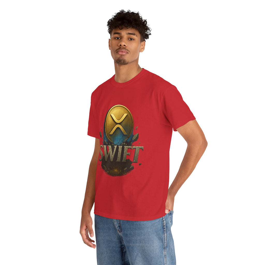 XRP Swift Cryptocurrency T‑Shirt — Ripple Coin Logo Graphic Tee