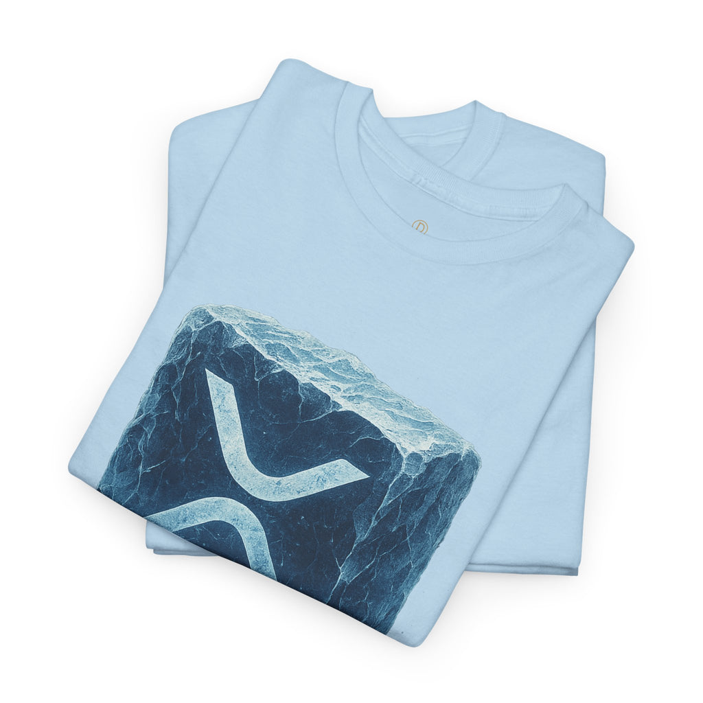 Cold Flow Ripple Logo T‑Shirt — 'Cold Flow: Built Different' Ice Cube Design