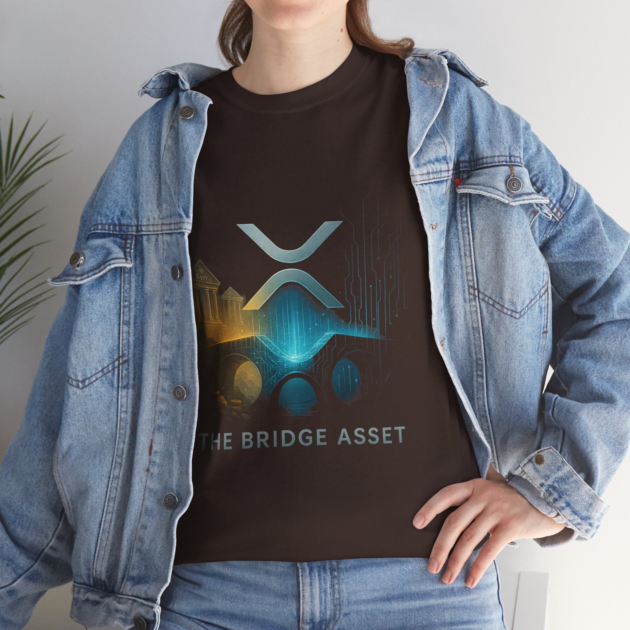 Ripple XRP Crypto Tee — 'The Bridge Asset' Logo T-Shirt