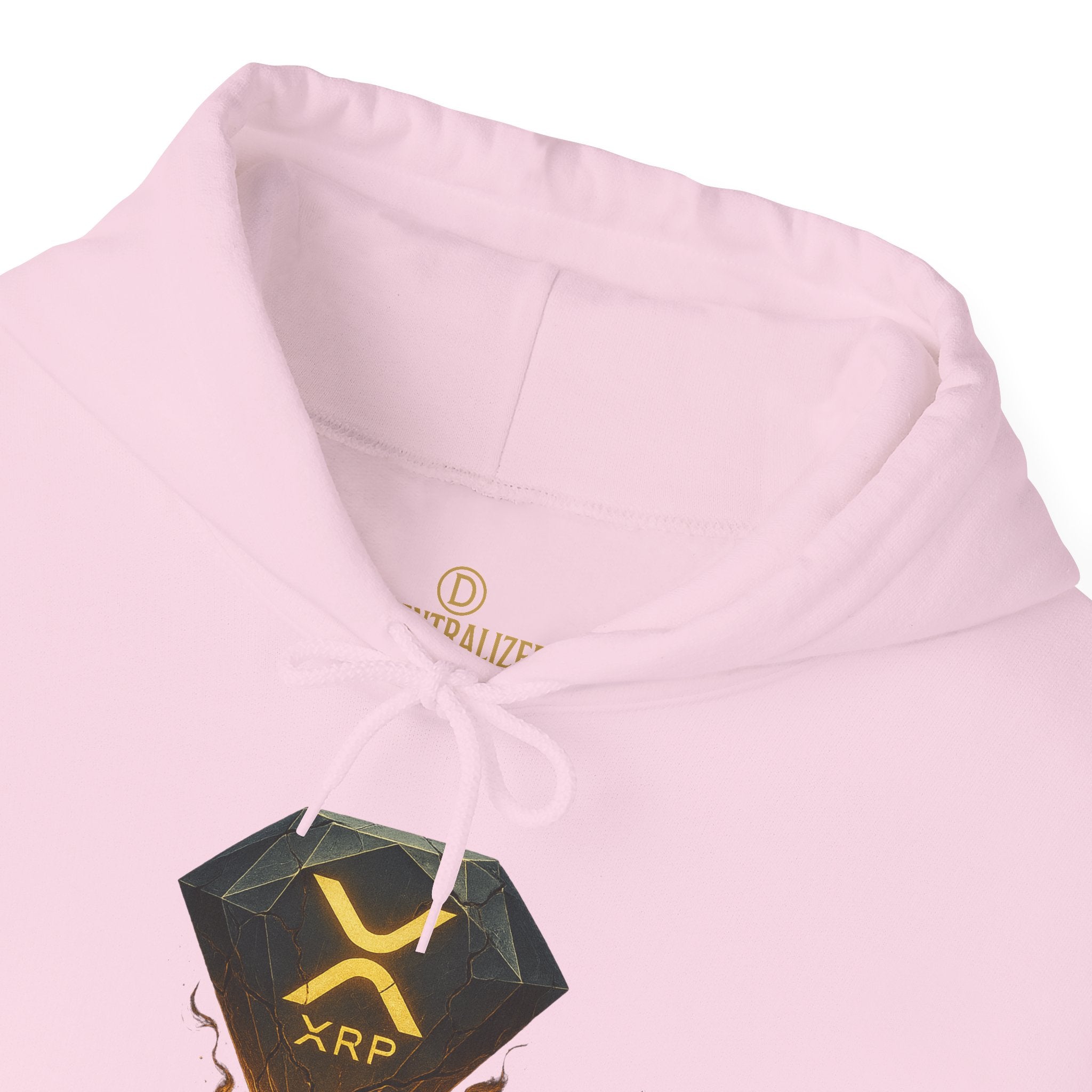 XRP Crypto Hoodie — "Pressure Built The Standard" Logo Pullover