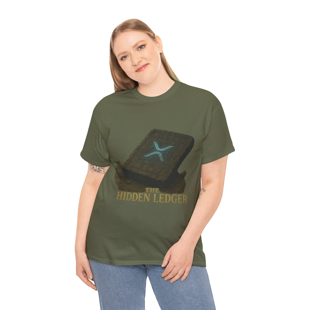 T-Shirt — "The Hidden Ledger" Crypto XRP Wallet Graphic Tee