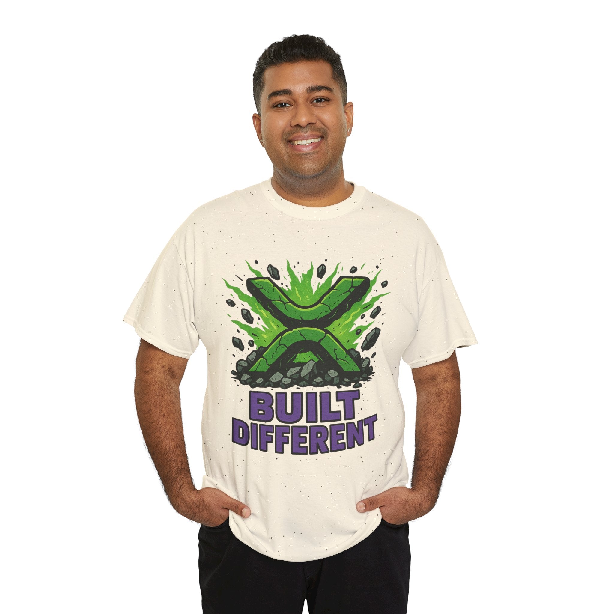 Built Different T-Shirt — Green Gamer Logo Tee