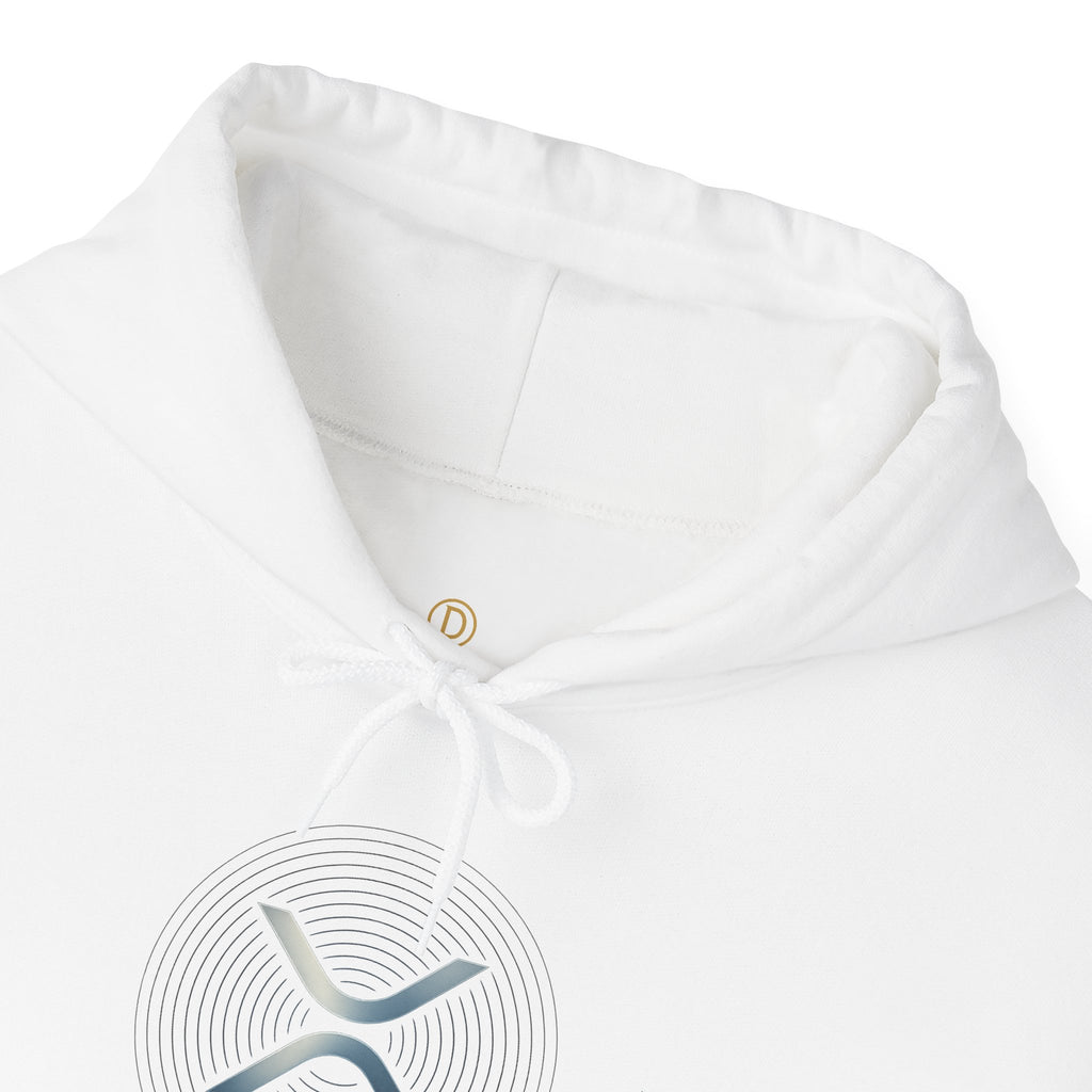 XRP 'Decentralize Everything' Hoodie — Minimal Crypto Logo Pullover