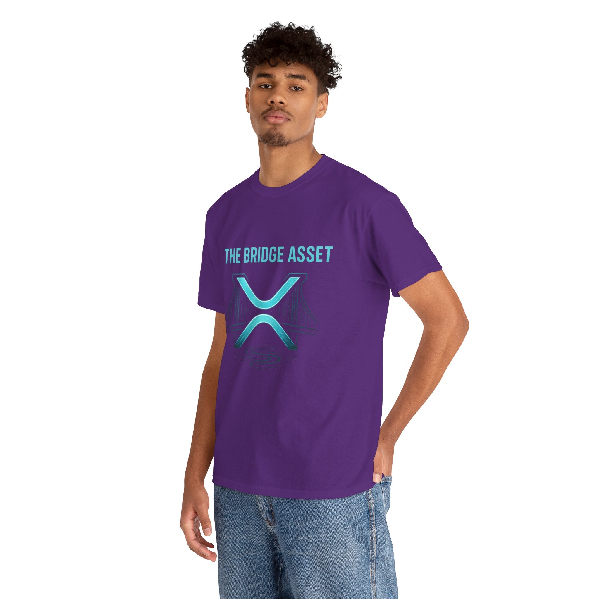 XRP 'The Bridge Asset' Graphic Tee — Crypto Ripple Logo Shirt