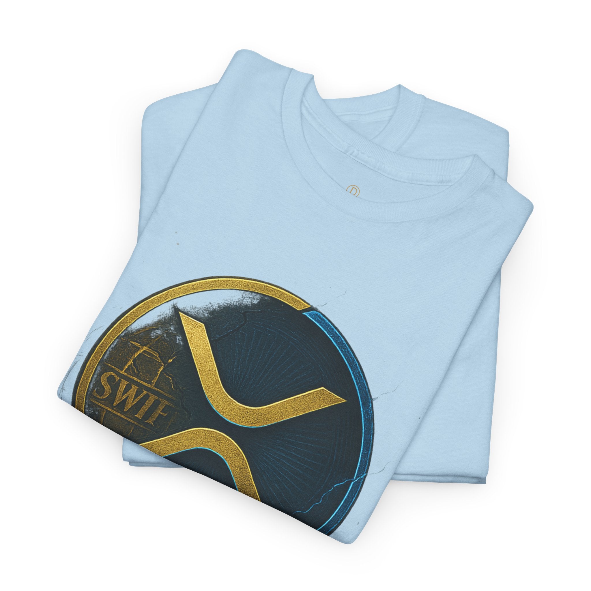 XRP 'Replaces Swift' Cotton Tee — Crypto Ripple Logo T-Shirt