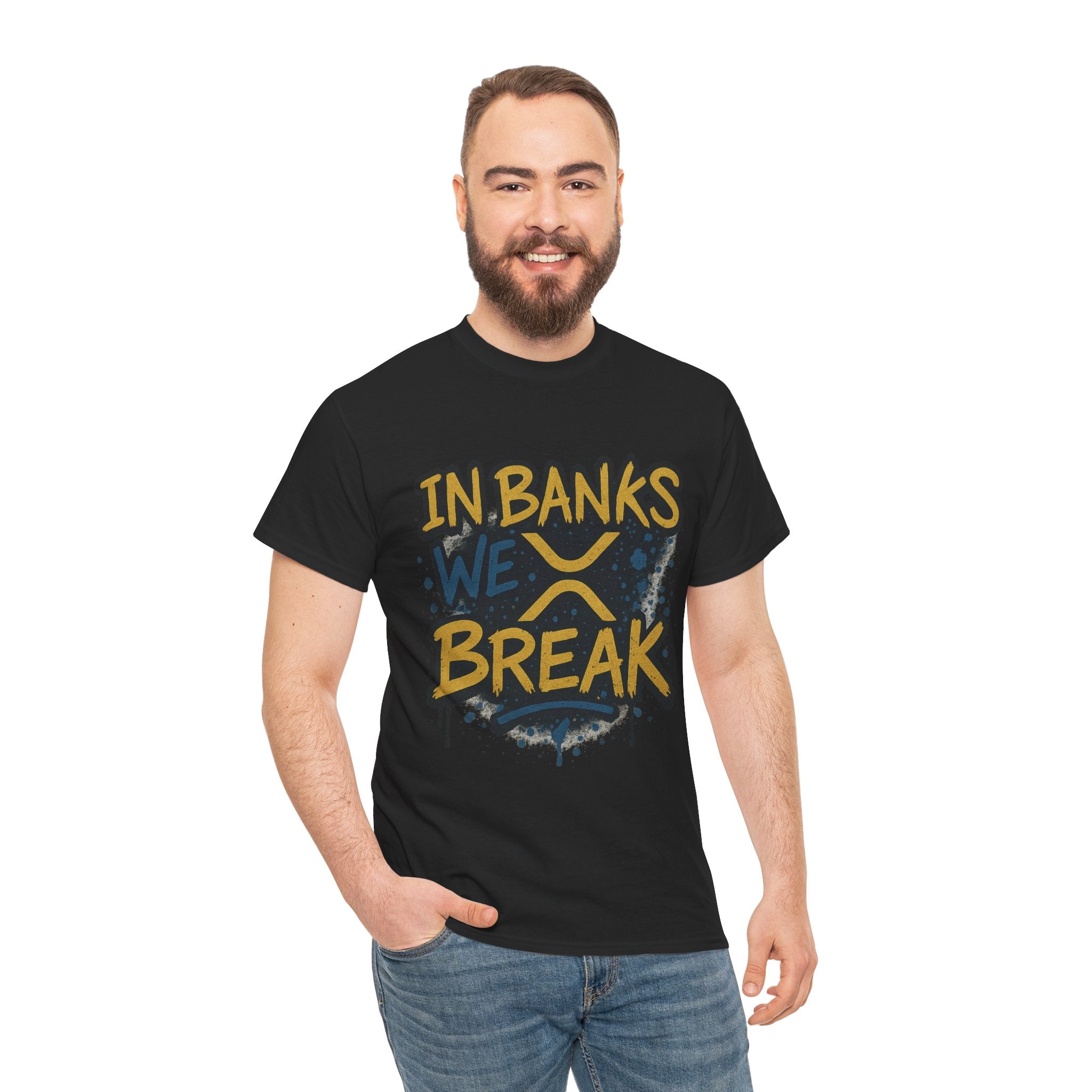 Ripple 'In Banks We Break' Graphic Tee — Crypto XRP Streetwear