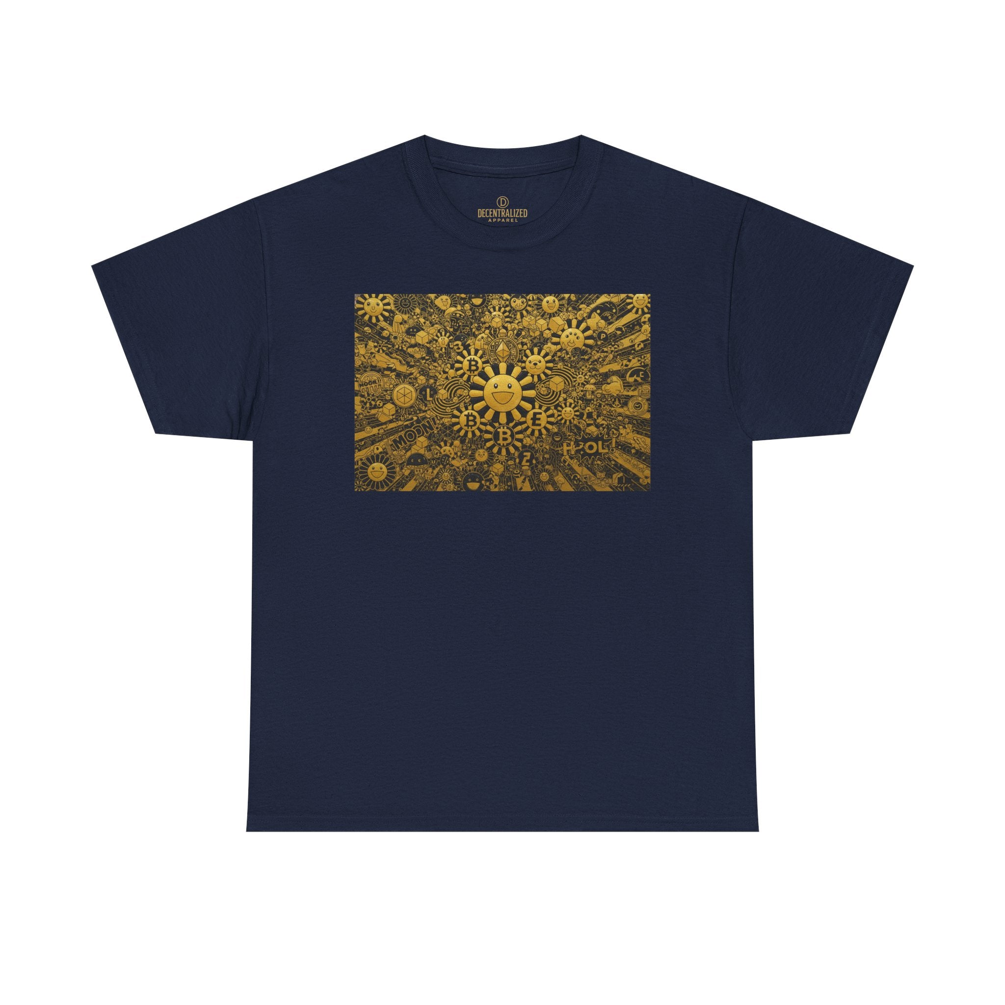 Sunflower Burst T‑Shirt — Golden Sunflower Pattern Tee