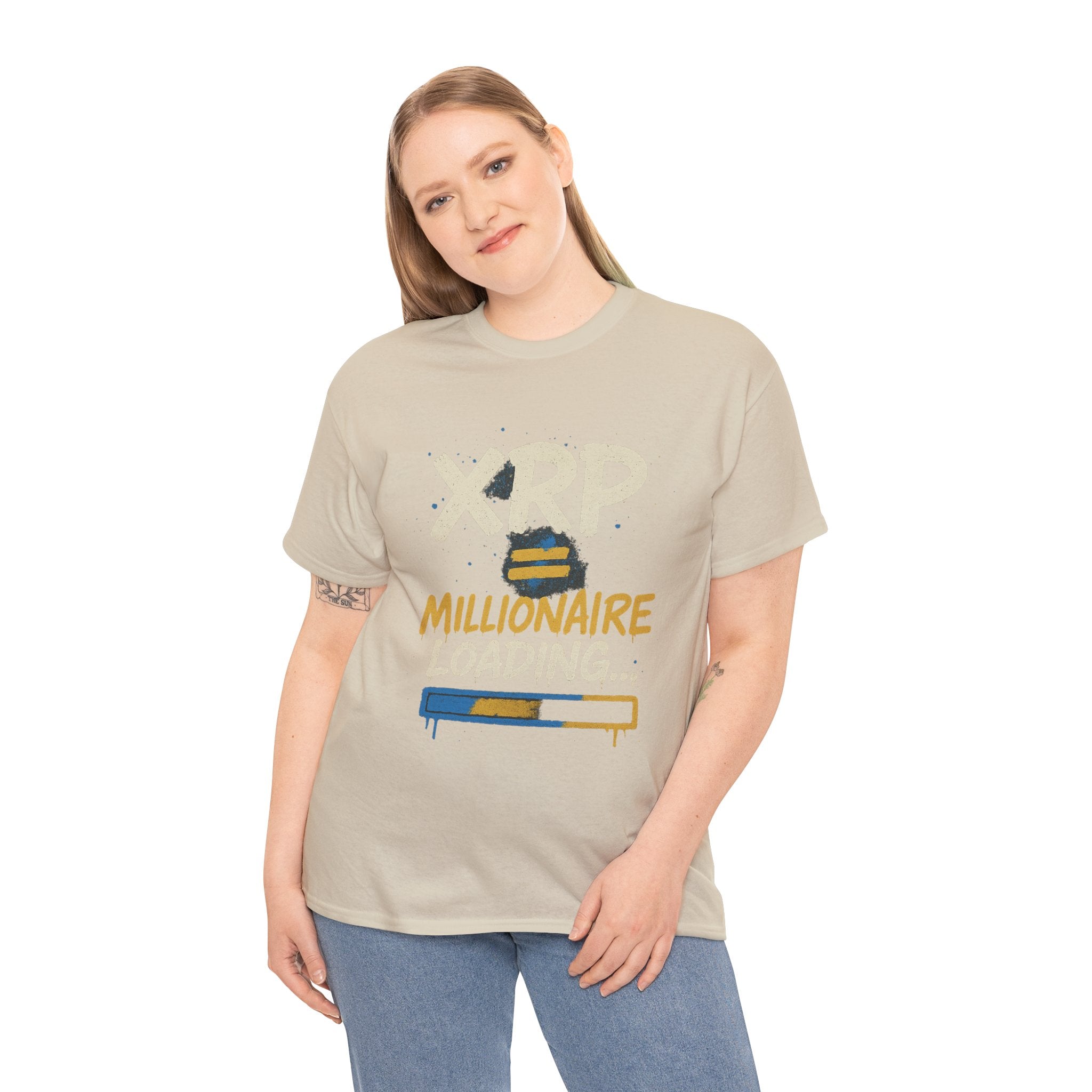 XRP Millionaire Loading T-Shirt — Crypto Investor Progress Tee