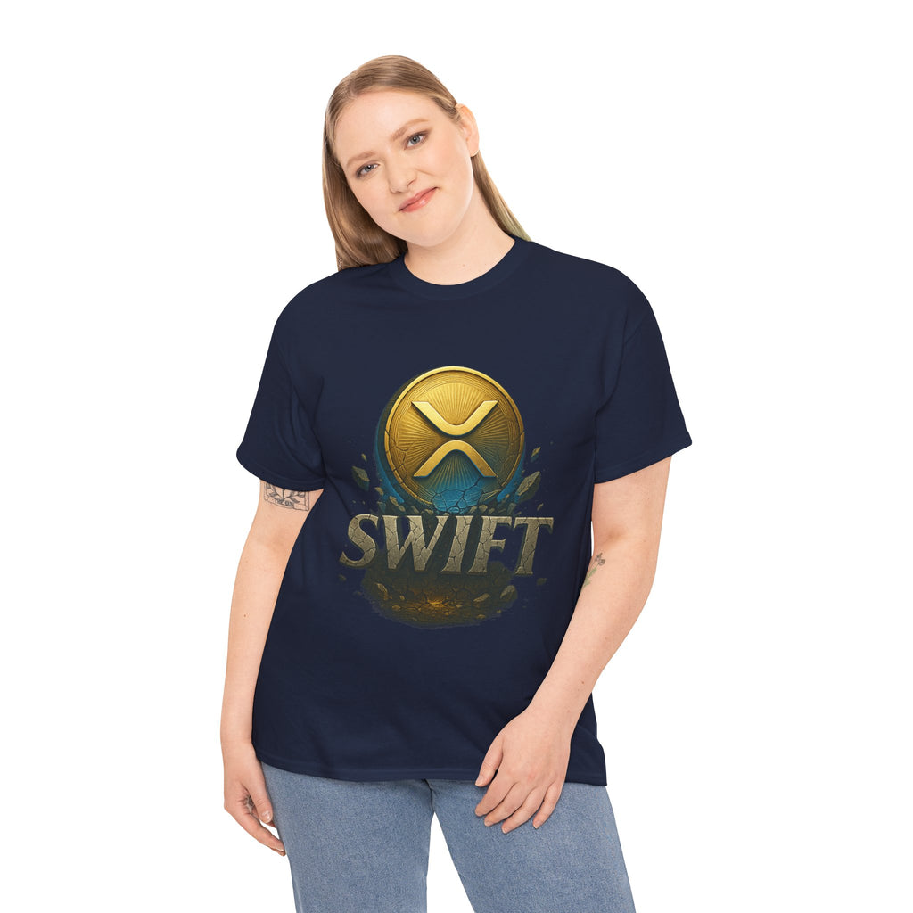 XRP Swift Cryptocurrency T‑Shirt — Ripple Coin Logo Graphic Tee