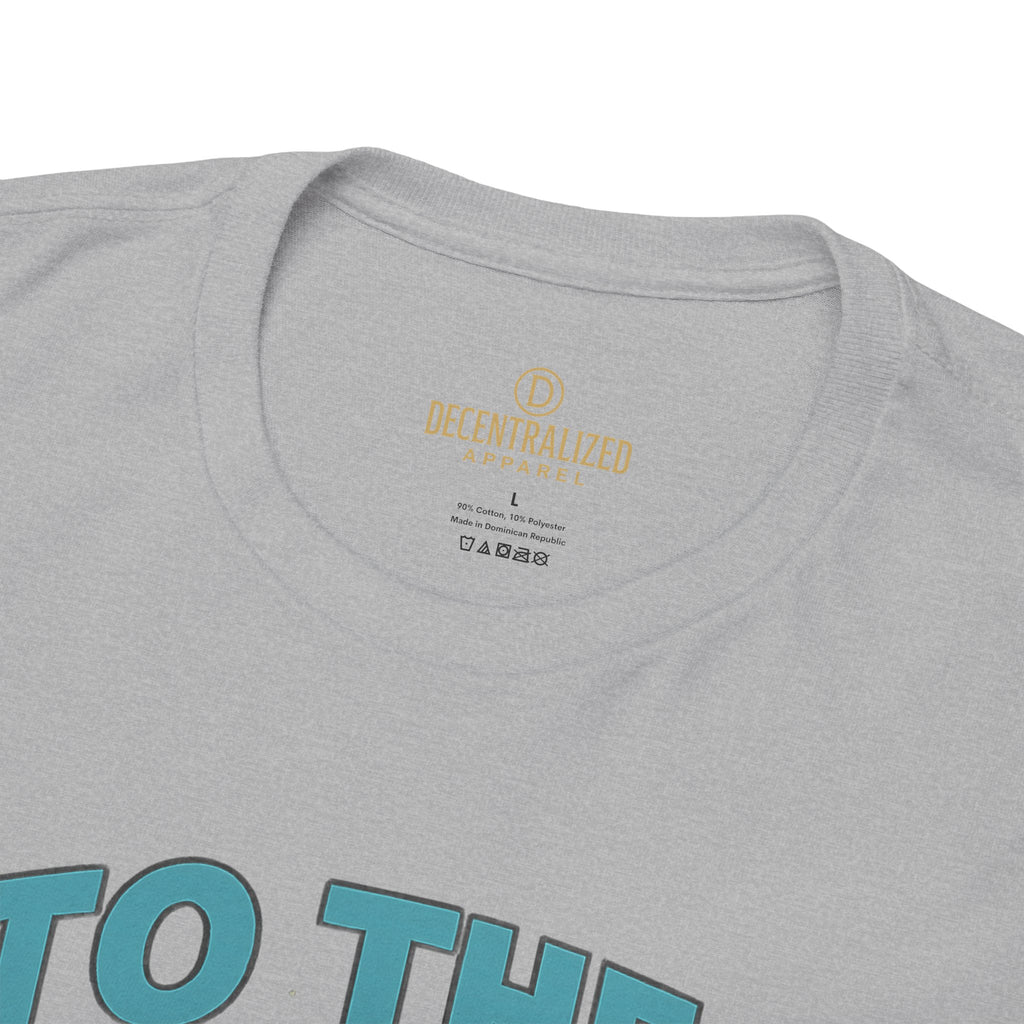 To The Moon Rocket T-Shirt — Space Graphic Tee for Crypto & Space Enthusiasts