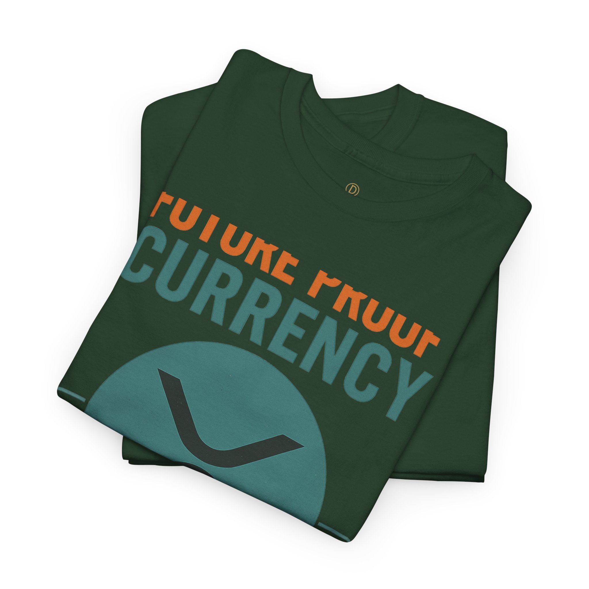 RIPPLE XRP 'Future Proof Currency' Graphic Tee — Crypto Retro Logo Shirt