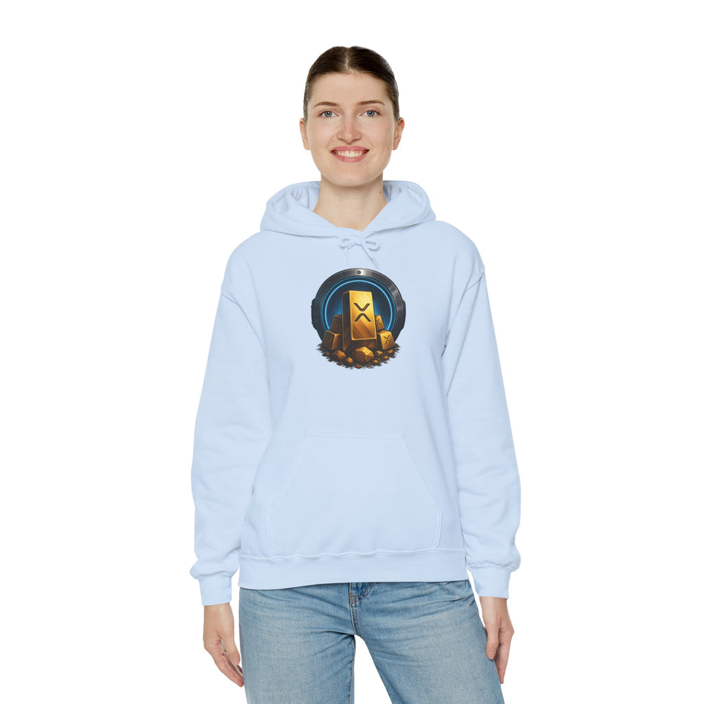 Gaming Treasure Hoodie — Gold Loot Chest Emblem