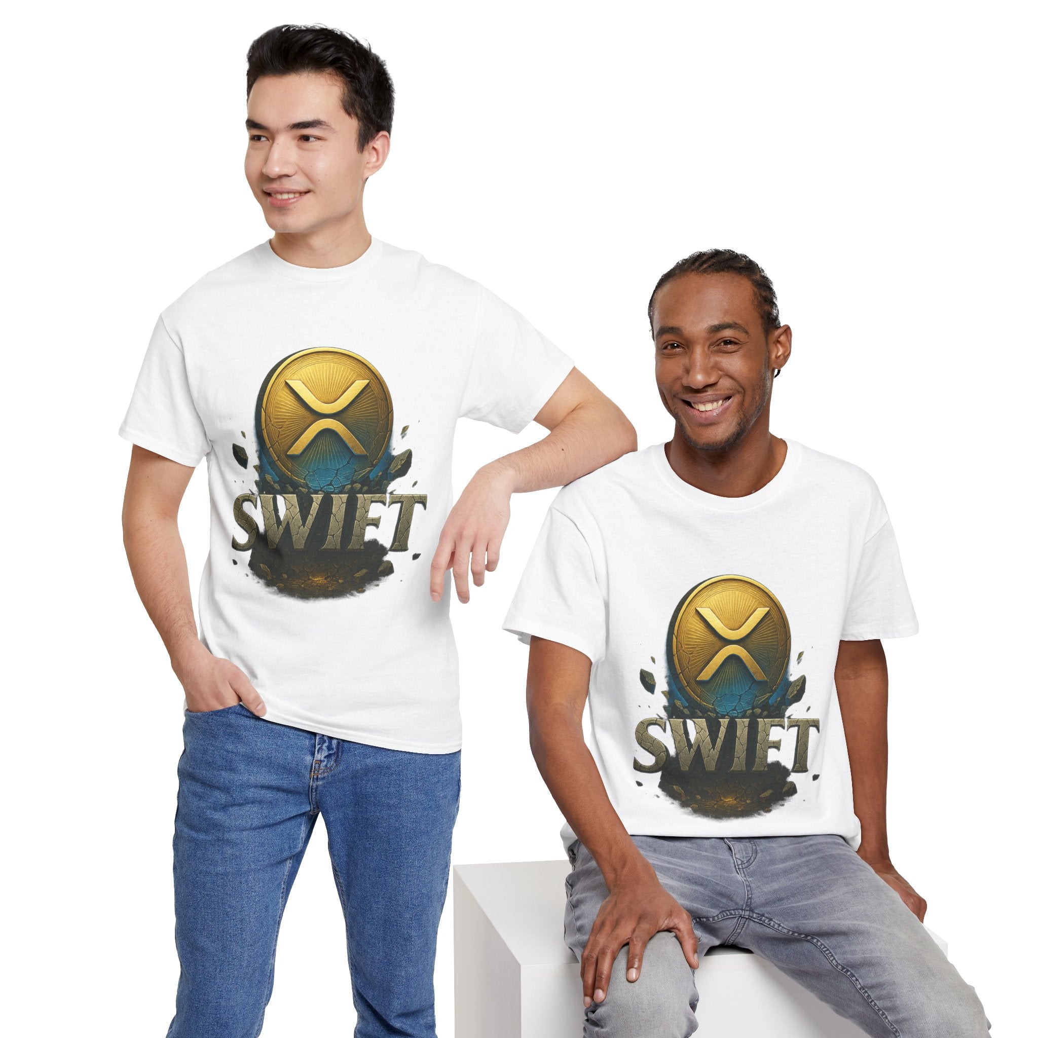 XRP Swift Cryptocurrency T‑Shirt — Ripple Coin Logo Graphic Tee