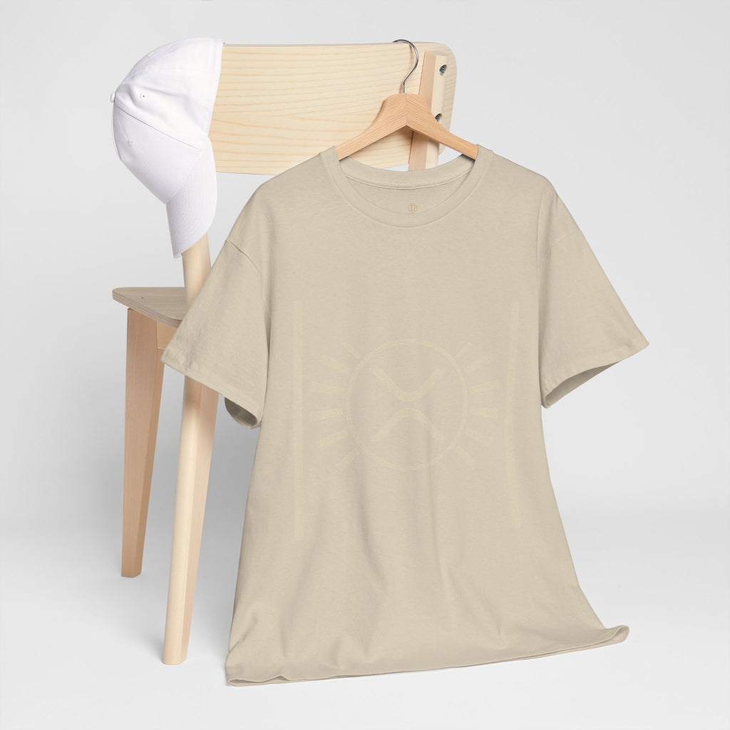 XRP Sun Logo T‑Shirt — Minimal Crypto Ripple Tee