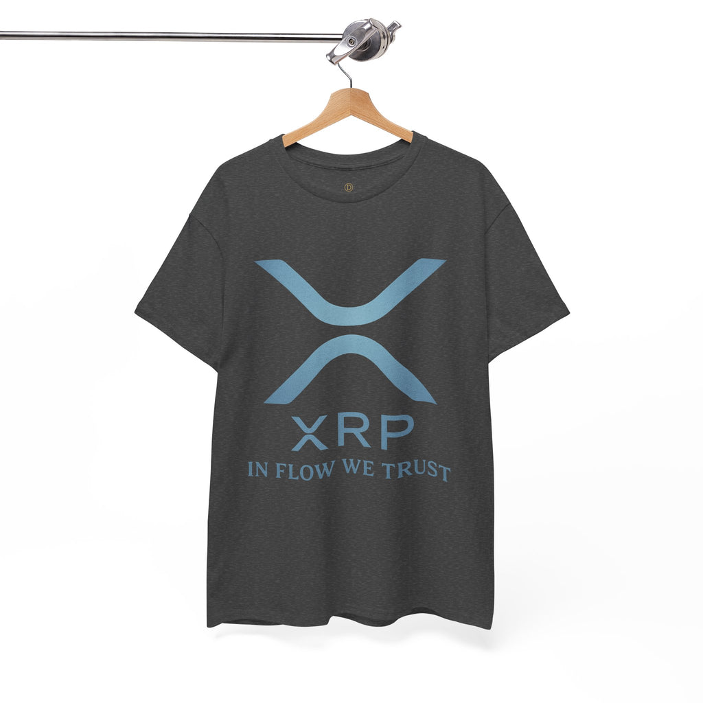 XRP Crypto Tee — "In Flow We Trust" Ripple Logo T-Shirt